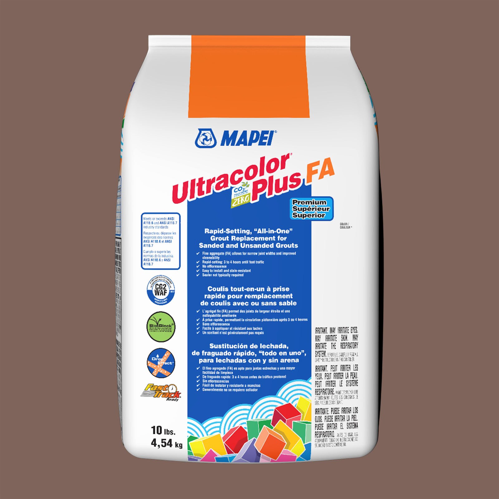 slide 1 of 6, MAPEI Ultracolor Plus FA Nutmeg #5226 All-in-one Grout (10-lb), 1 ct