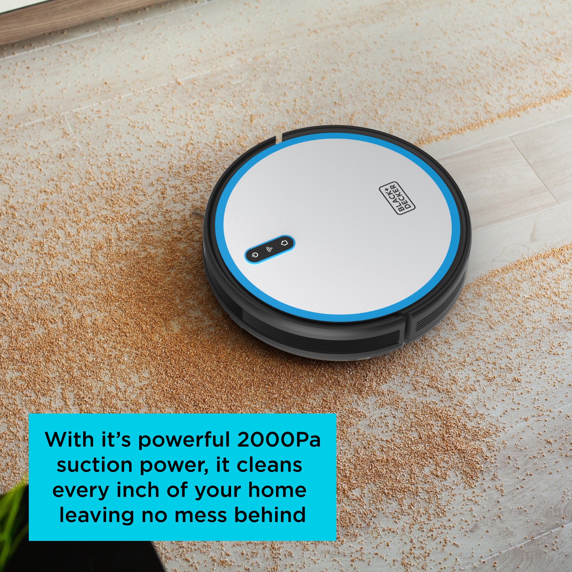 slide 5 of 6, BLACK+DECKER Auto Charging Pet Robotic Vacuum Cleaner with HEPA Filter, 1 ct