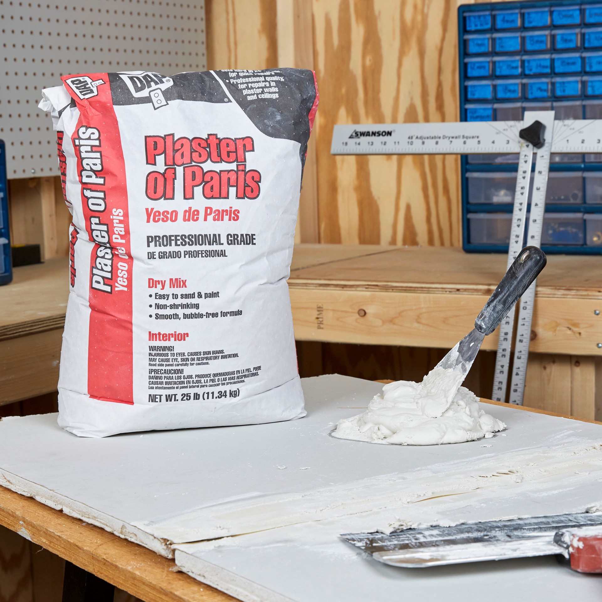 slide 6 of 6, DAP 25.0 -lbs Powder Plaster of paris Bag, 1 ct