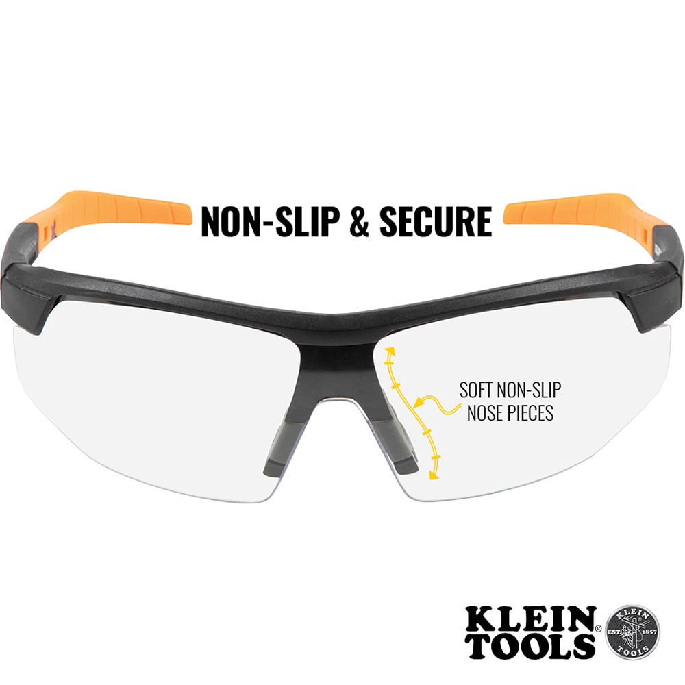 slide 5 of 6, Klein Tools Standard Safety Glasses, Clear Lens, 1 ct
