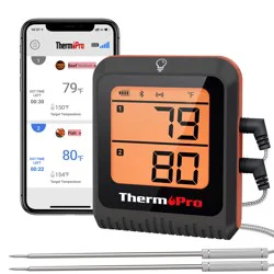 TempPro TP920W Dual-Probe Digital Leave-in Bluetooth Compatibility Meat Thermometer