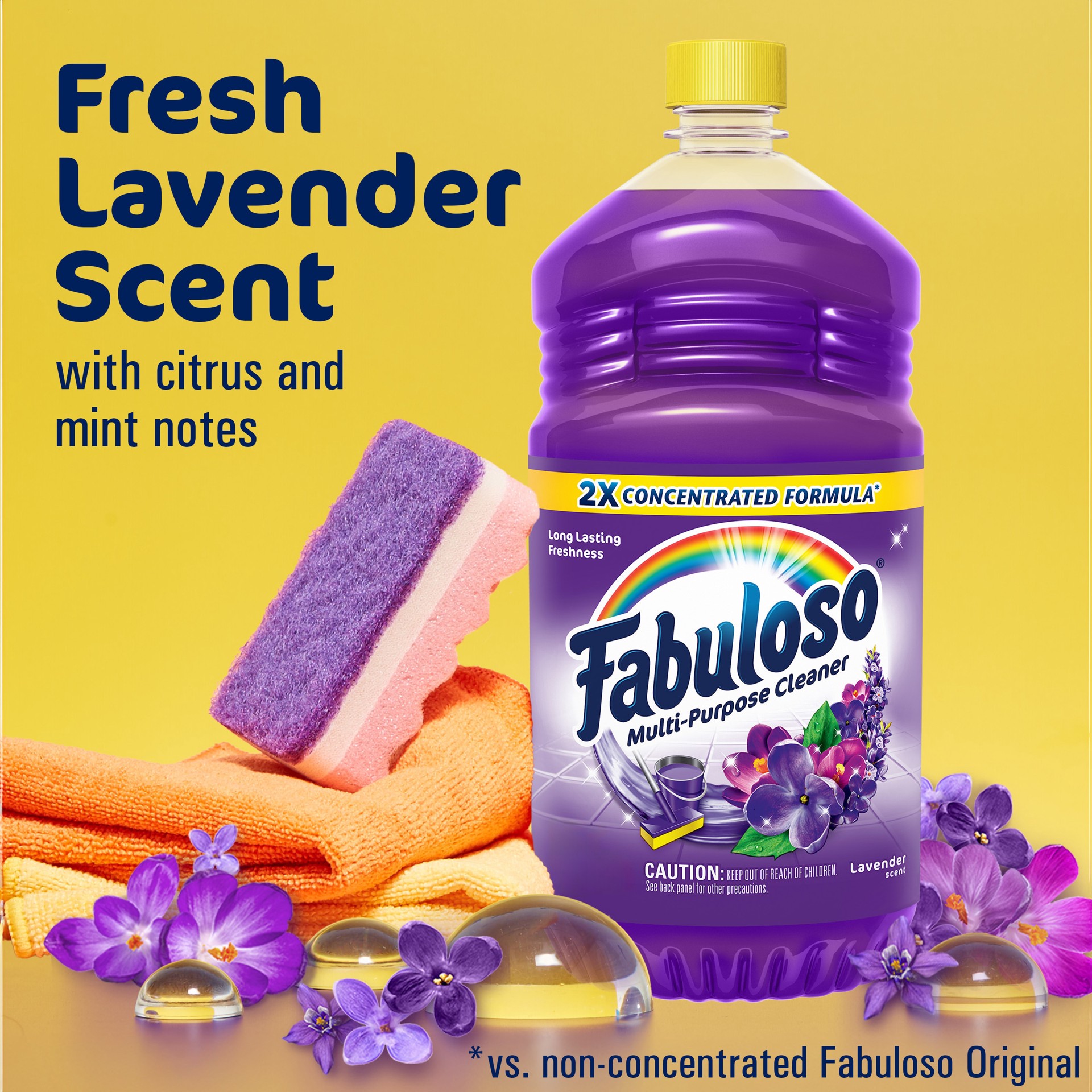 slide 4 of 6, Fabuloso 56 -oz Lavender Liquid All-Purpose Cleaner, 1 ct