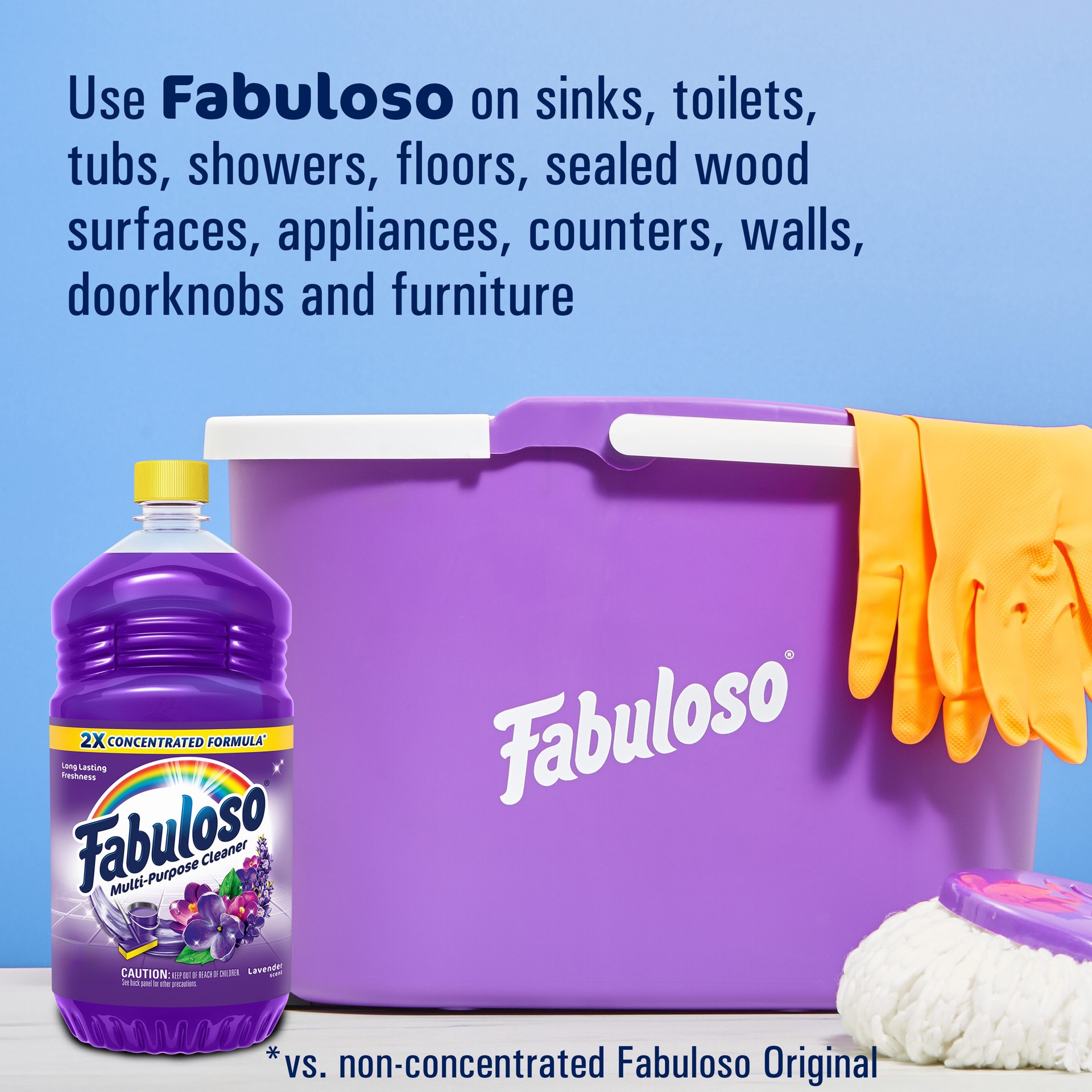 slide 6 of 6, Fabuloso 56 -oz Lavender Liquid All-Purpose Cleaner, 1 ct