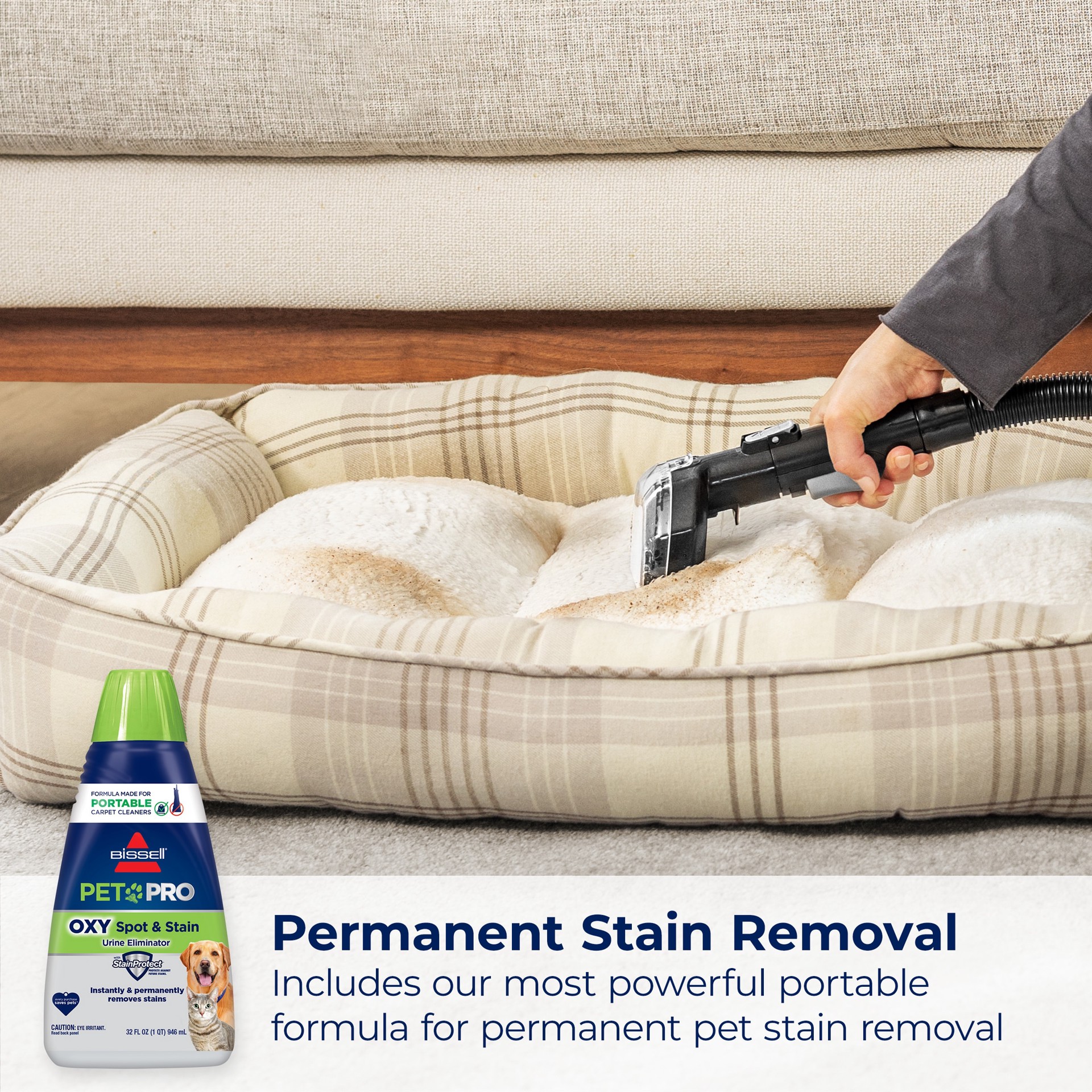 slide 5 of 6, BISSELL Little Green HydroSteam Made for Pet Hair Carpet Cleaner, 1 ct