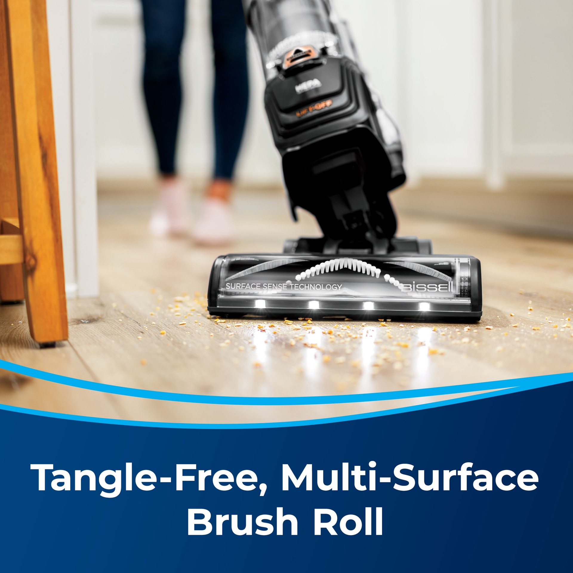 slide 5 of 6, BISSELL SurfaceSense Lift Off Bagless Pet Upright Vacuum Cleaner with HEPA Filter, 1 ct