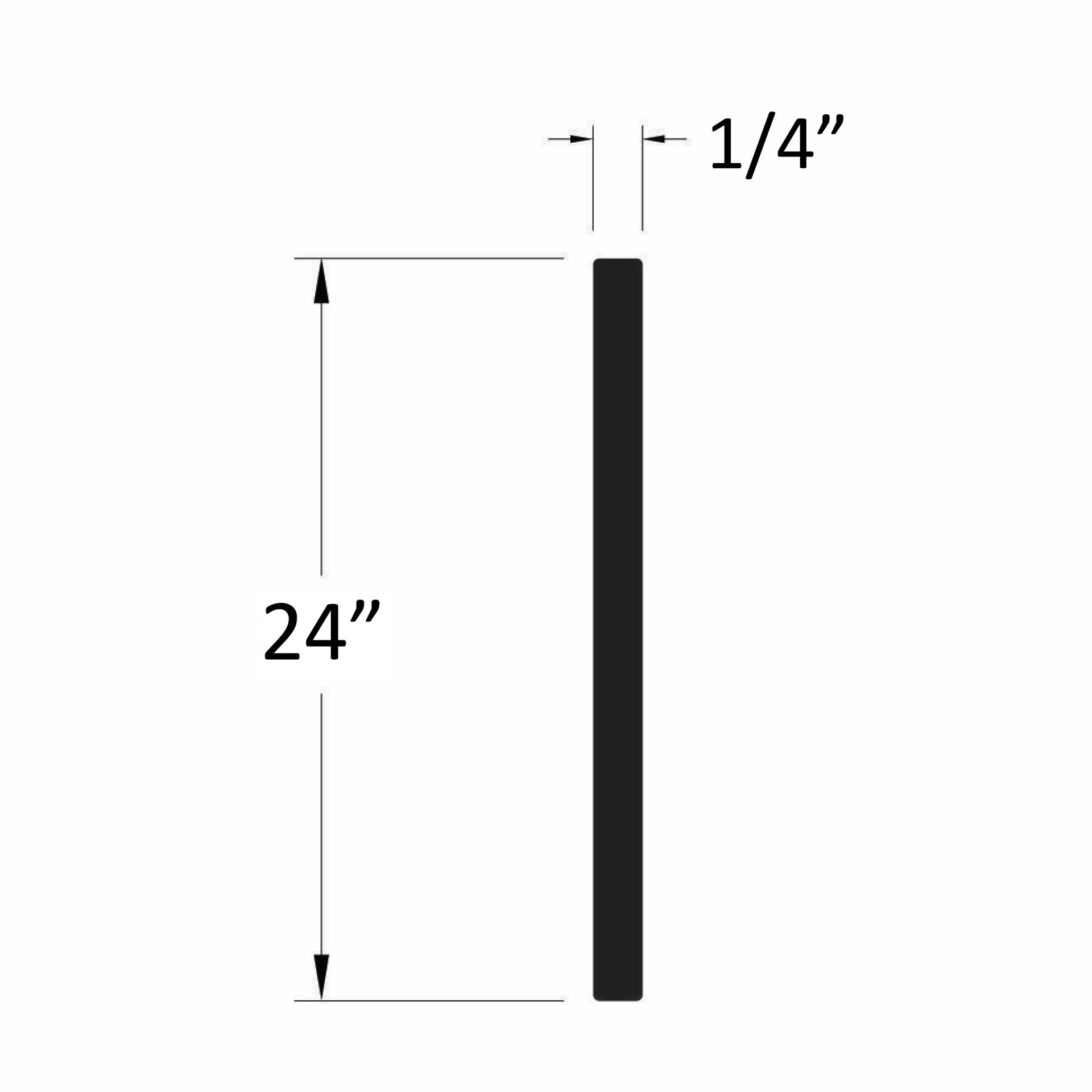slide 3 of 6, Royal Building Products 1/4-in x 24-in x 4-ft Reversible (Smooth/Wood grain) PVC Trim Board, 1 ct