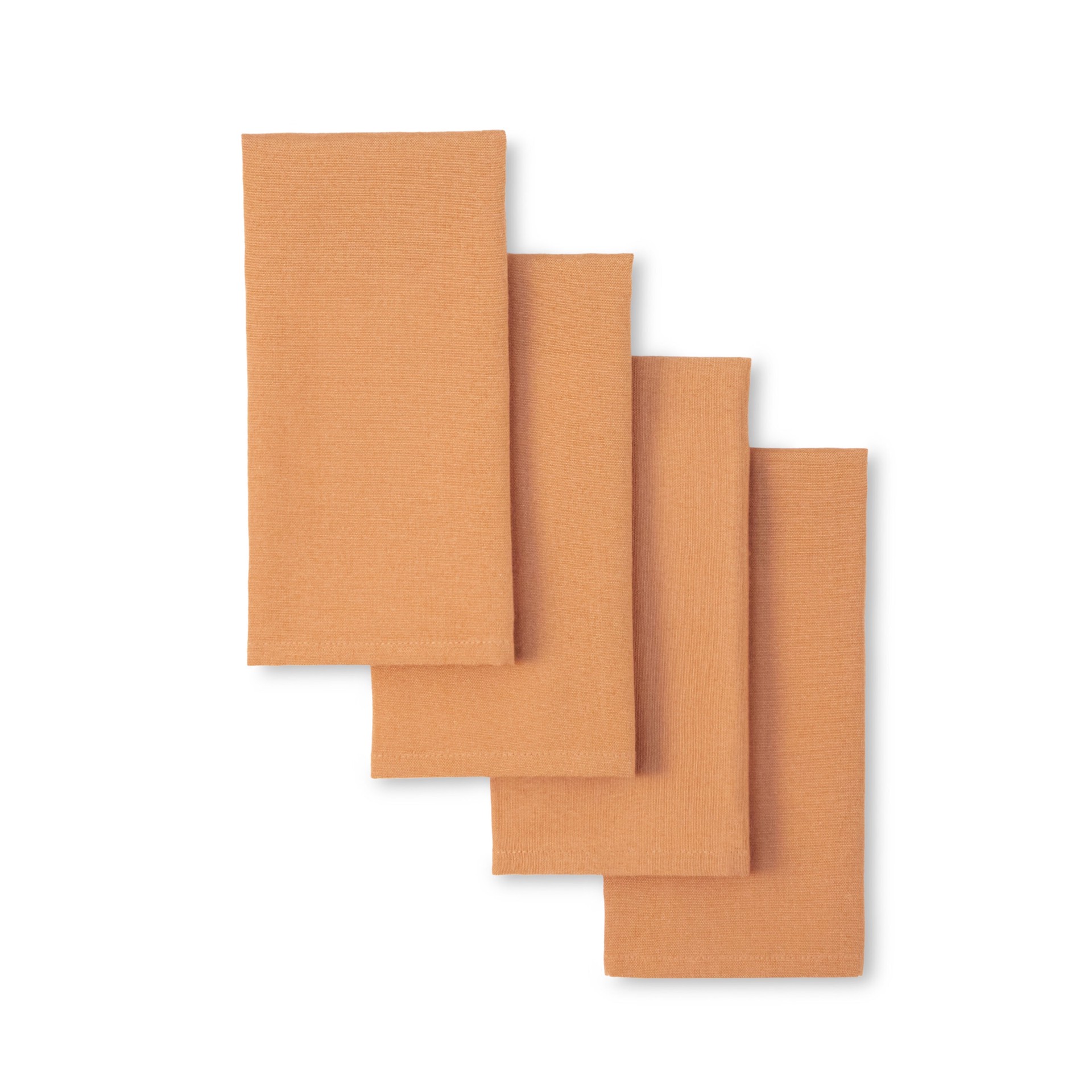 slide 1 of 4, allen + roth Rust Cotton Square Napkin(s), 1 ct