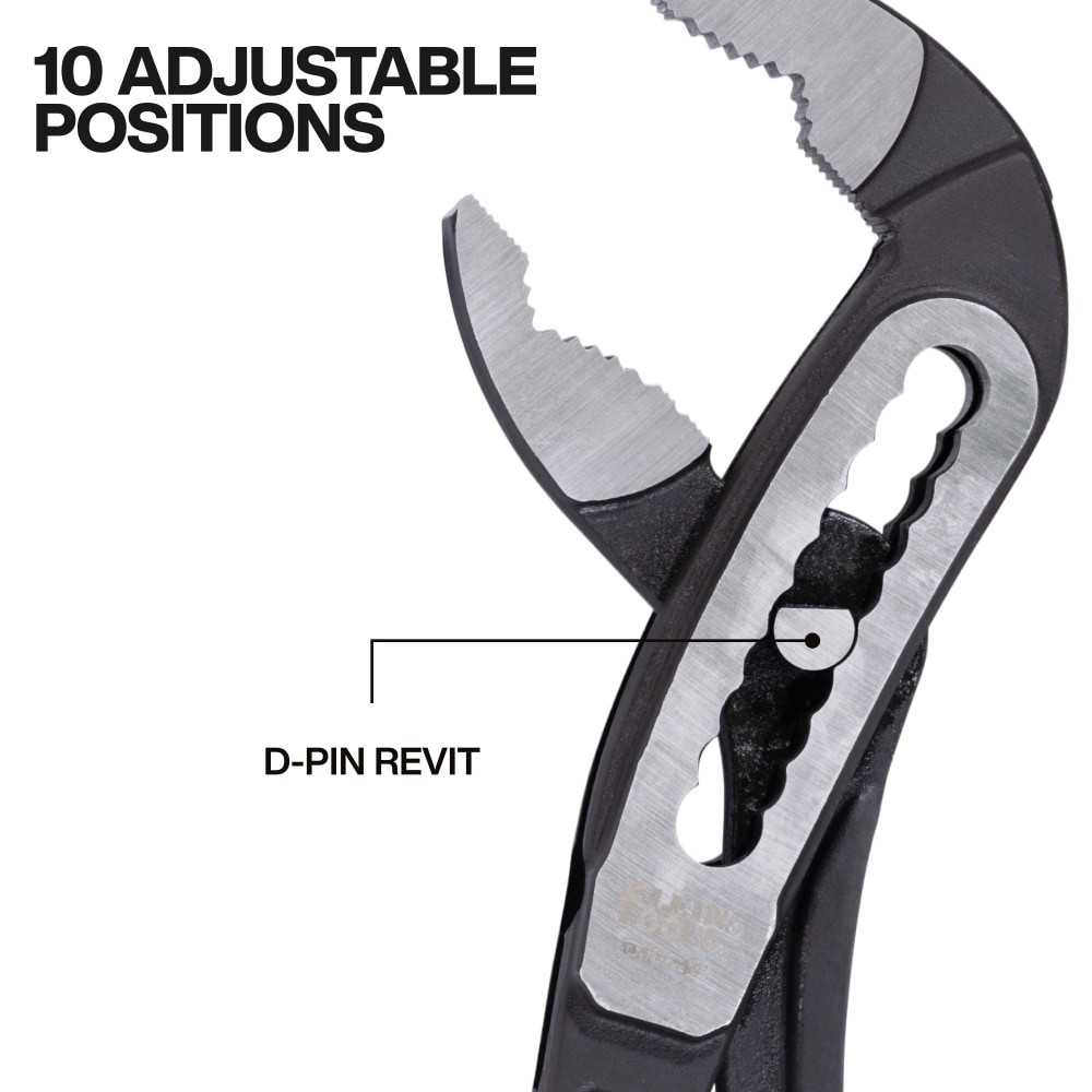 slide 3 of 4, Klein Tools Classic Klaw Pump Pliers, 10-Inch, 1 ct