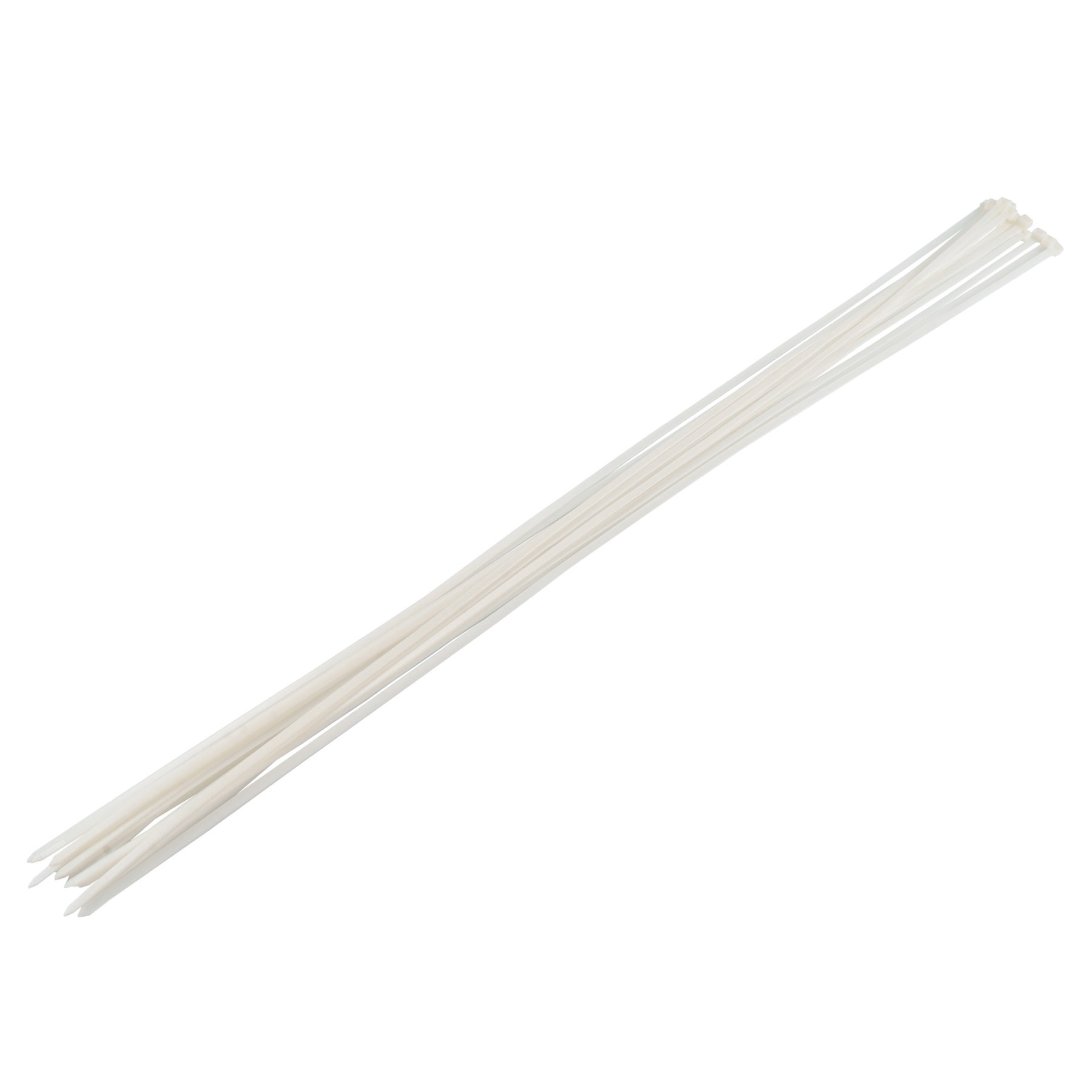 slide 2 of 6, RELIABILT 48-in 180-lb Tensile Strength Nylon Zip ties Off-white 15 -Pack, 1 ct