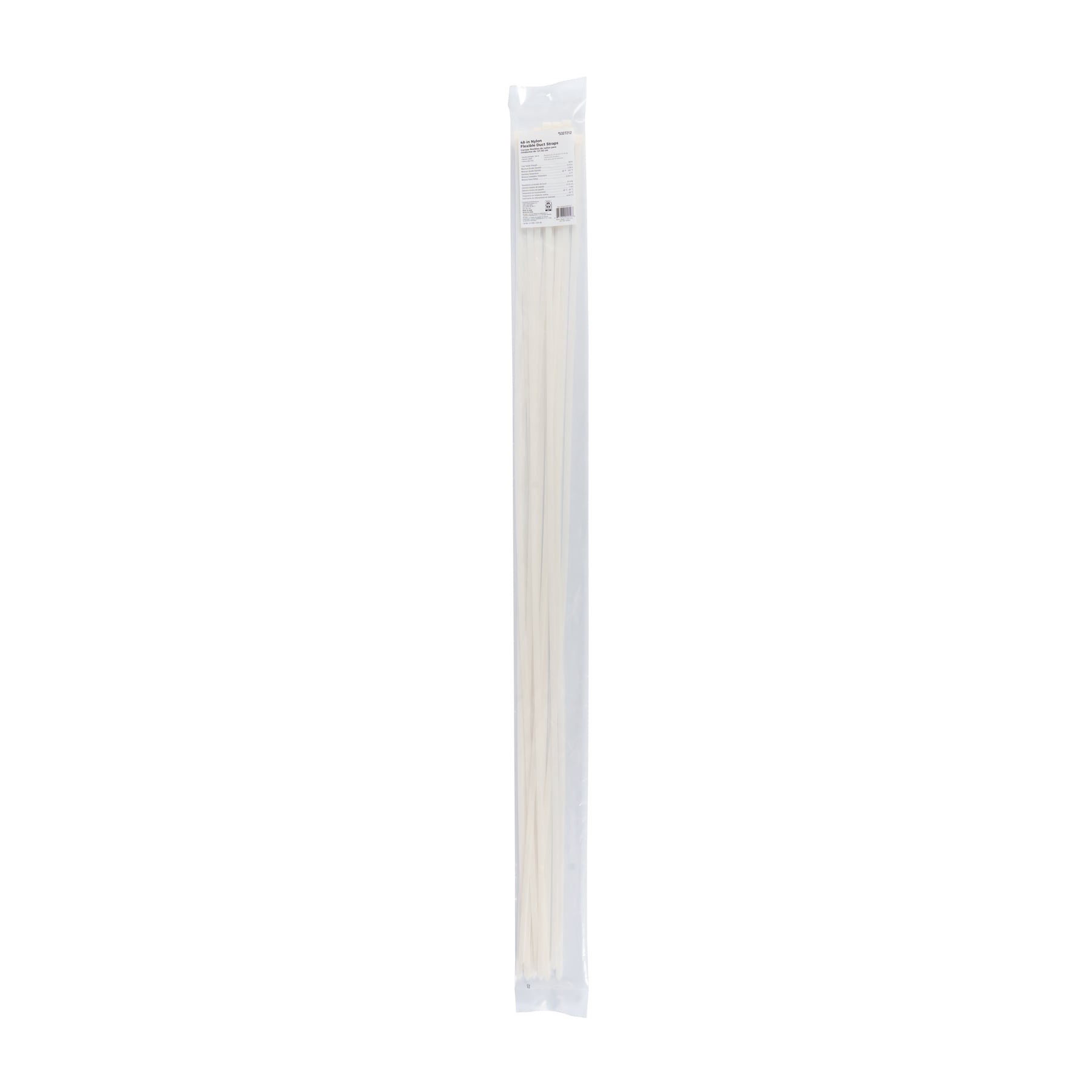 slide 6 of 6, RELIABILT 48-in 180-lb Tensile Strength Nylon Zip ties Off-white 15 -Pack, 1 ct