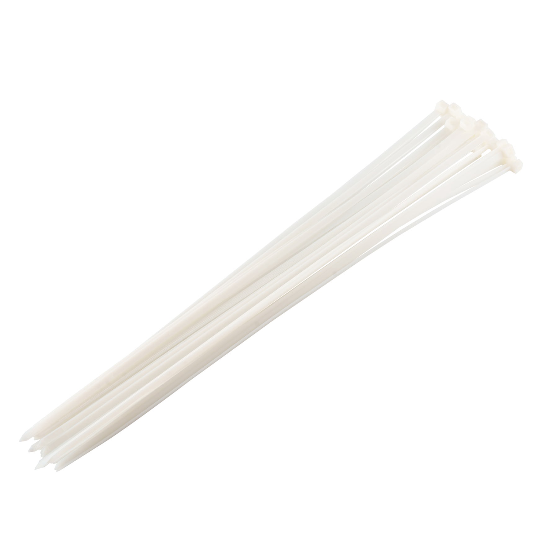 slide 2 of 6, RELIABILT 24-in 180.0-lb Tensile Strength Nylon Zip ties White 25 -Pack, 1 ct