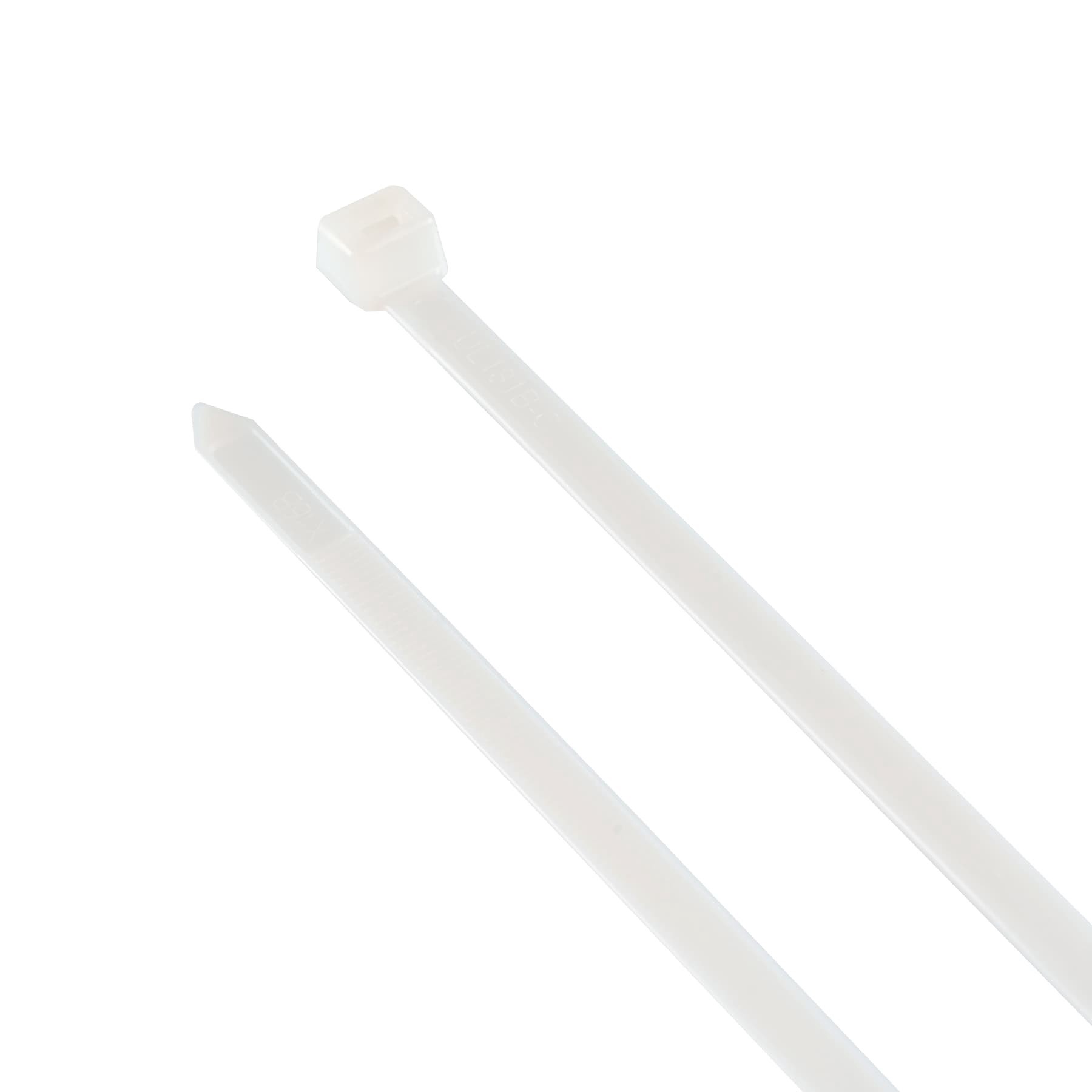 slide 1 of 6, RELIABILT 24-in 180.0-lb Tensile Strength Nylon Zip ties White 25 -Pack, 1 ct