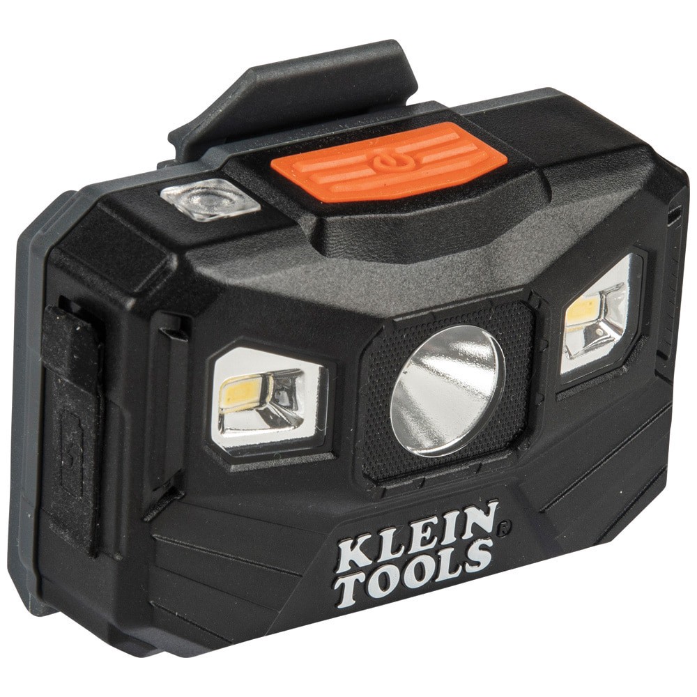 slide 6 of 6, Klein Tools Rechargeable Headlamp with Fabric Strap, 400 Lumens, All-Day Runtime, 1 ct
