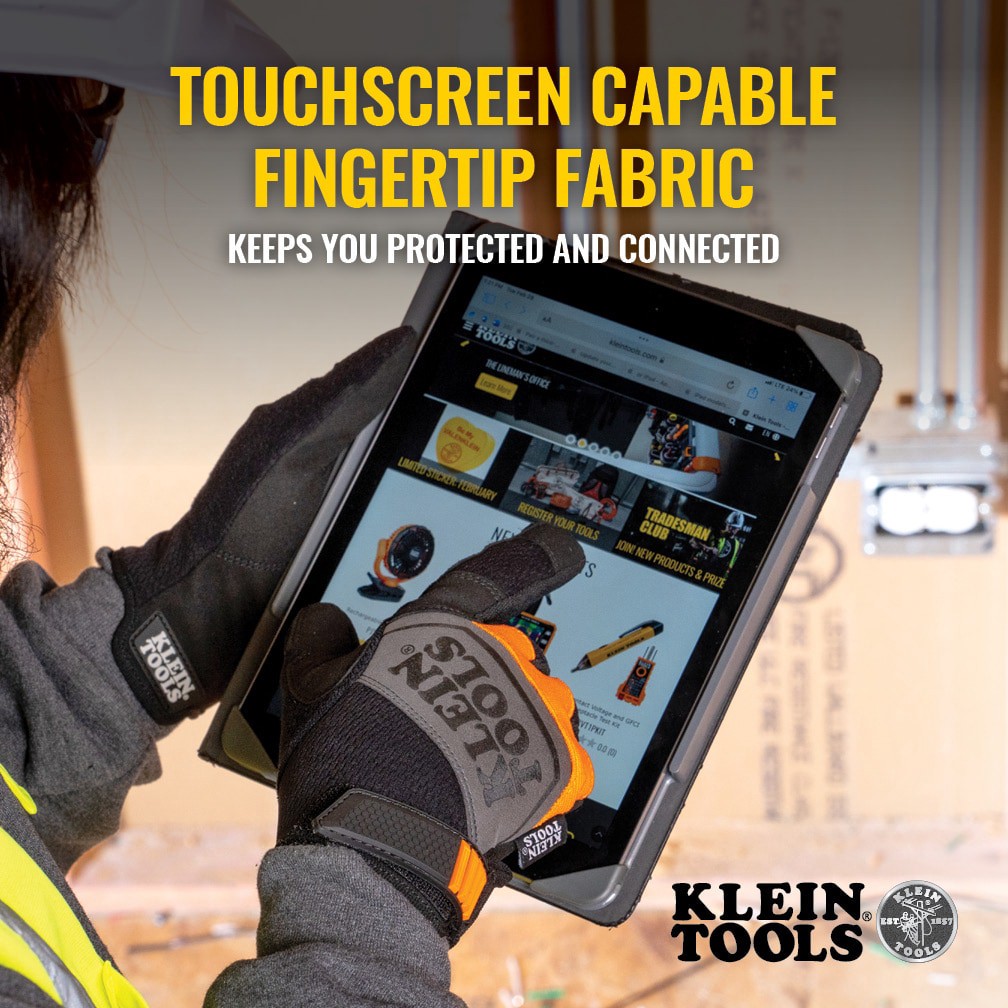 slide 2 of 6, Klein Tools General Purpose Gloves, Medium, 1 ct