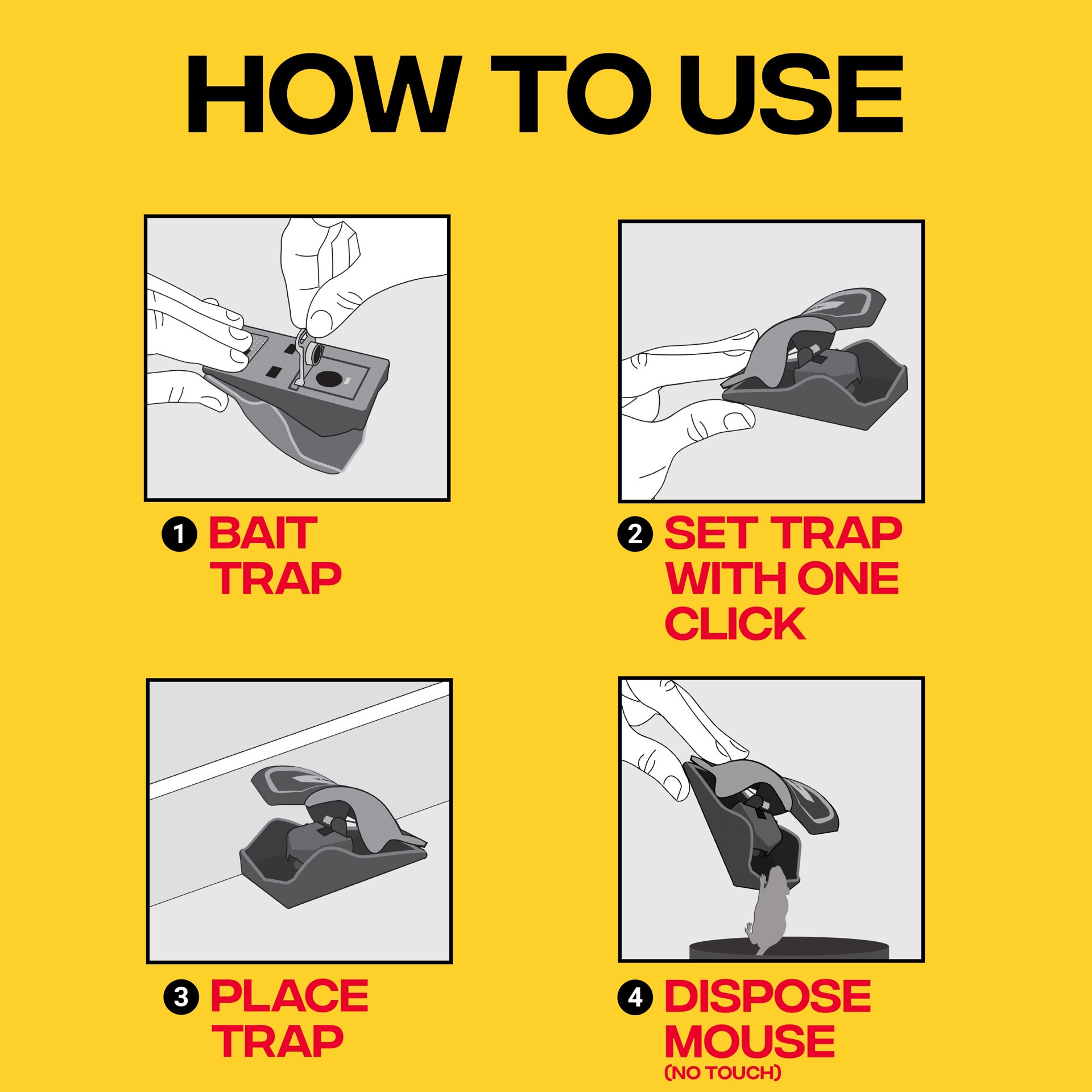 slide 4 of 6, Victor Children and Pet Safe Mouse Traps, 1 ct
