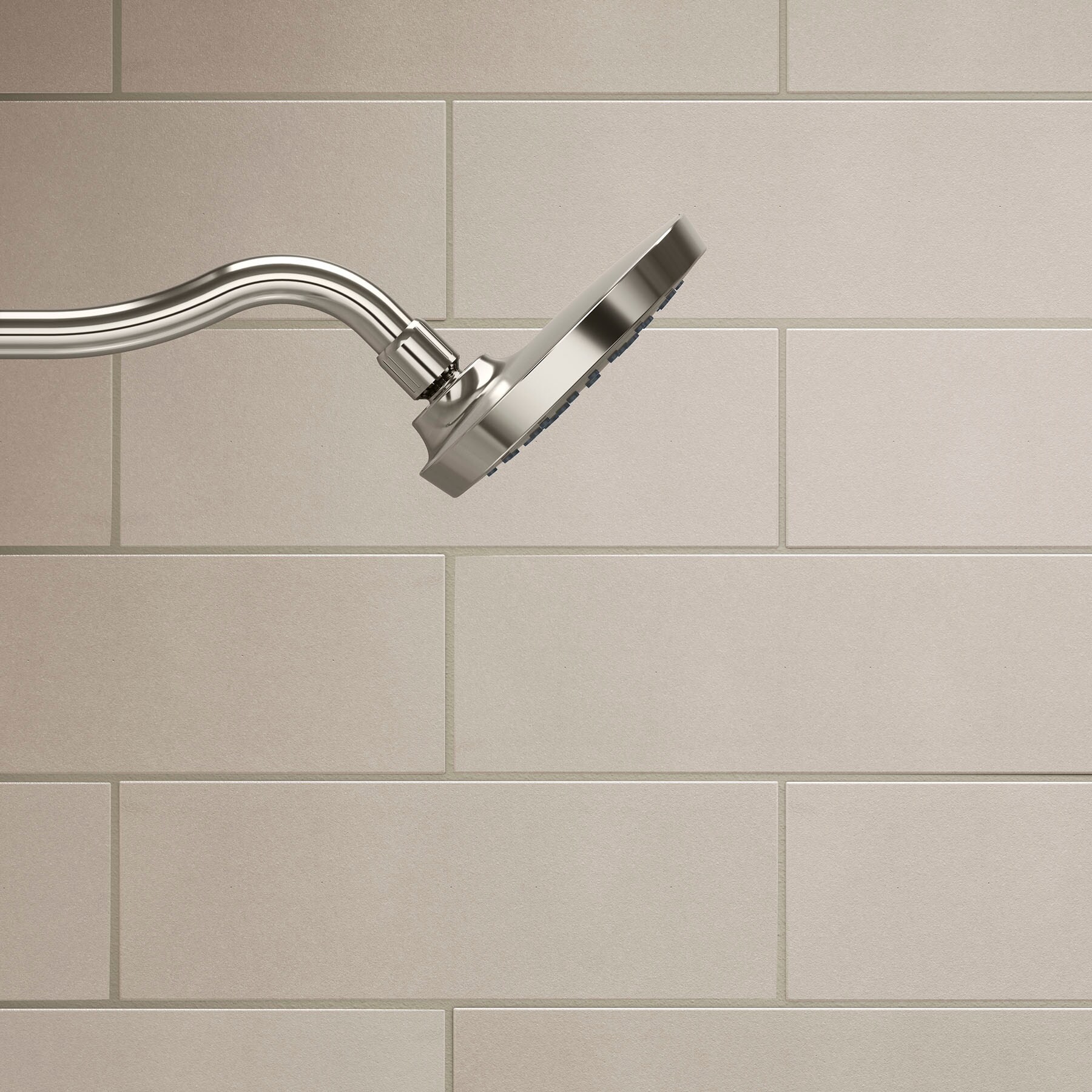 slide 3 of 6, KOHLER Florez Rite-Temp Vibrant Polished Nickel 1-handle 5.97-in Round Bathtub and shower Faucet with Valve (Single Function), 1 ct