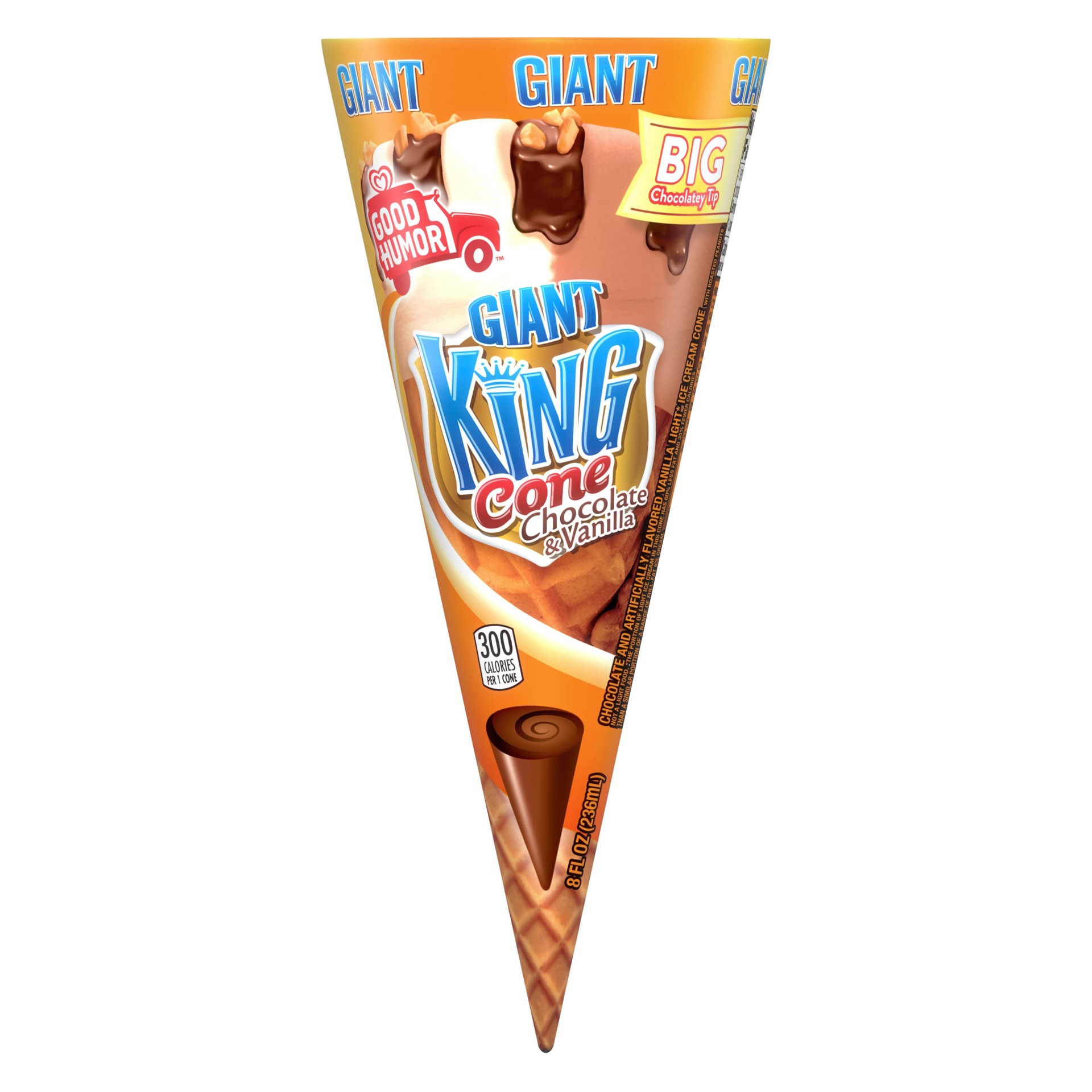 slide 1 of 5, Good Humor Chocolate and Vanilla 8-oz Ice Cream, 1 ct