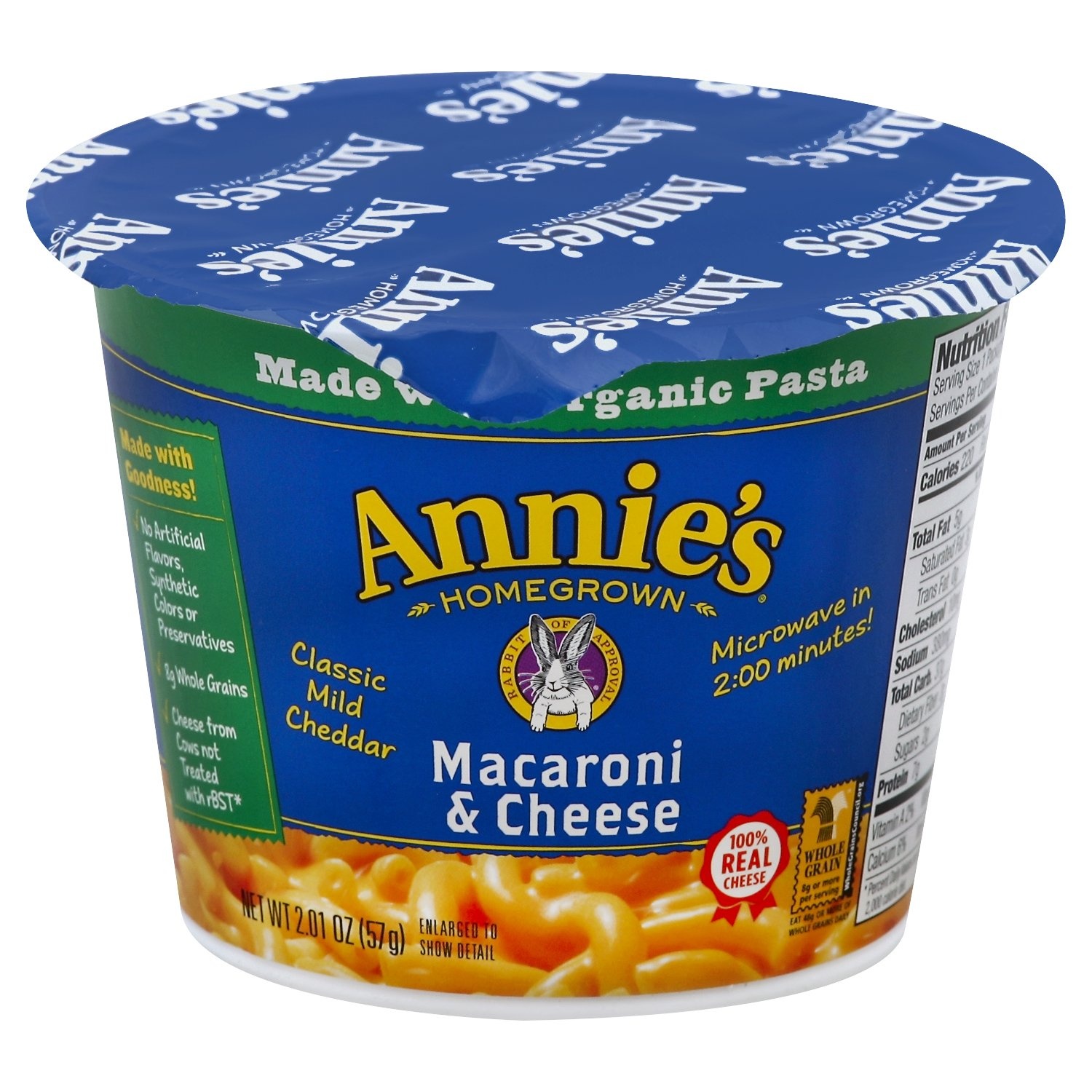 slide 1 of 3, Annie's Homegrown Macaroni & Cheese Cup, 2.01 oz