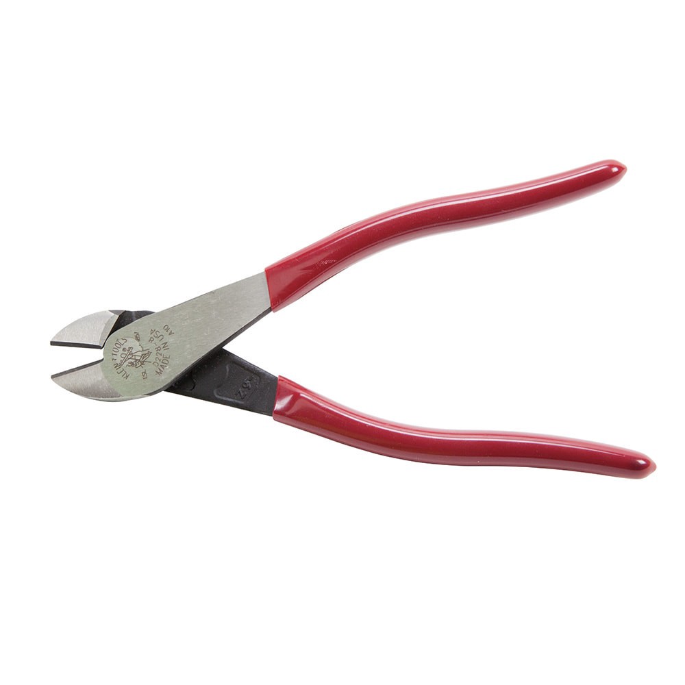 slide 6 of 6, Klein Tools Diagonal Cutting Pliers, High-Leverage, 8-Inch, 1 ct