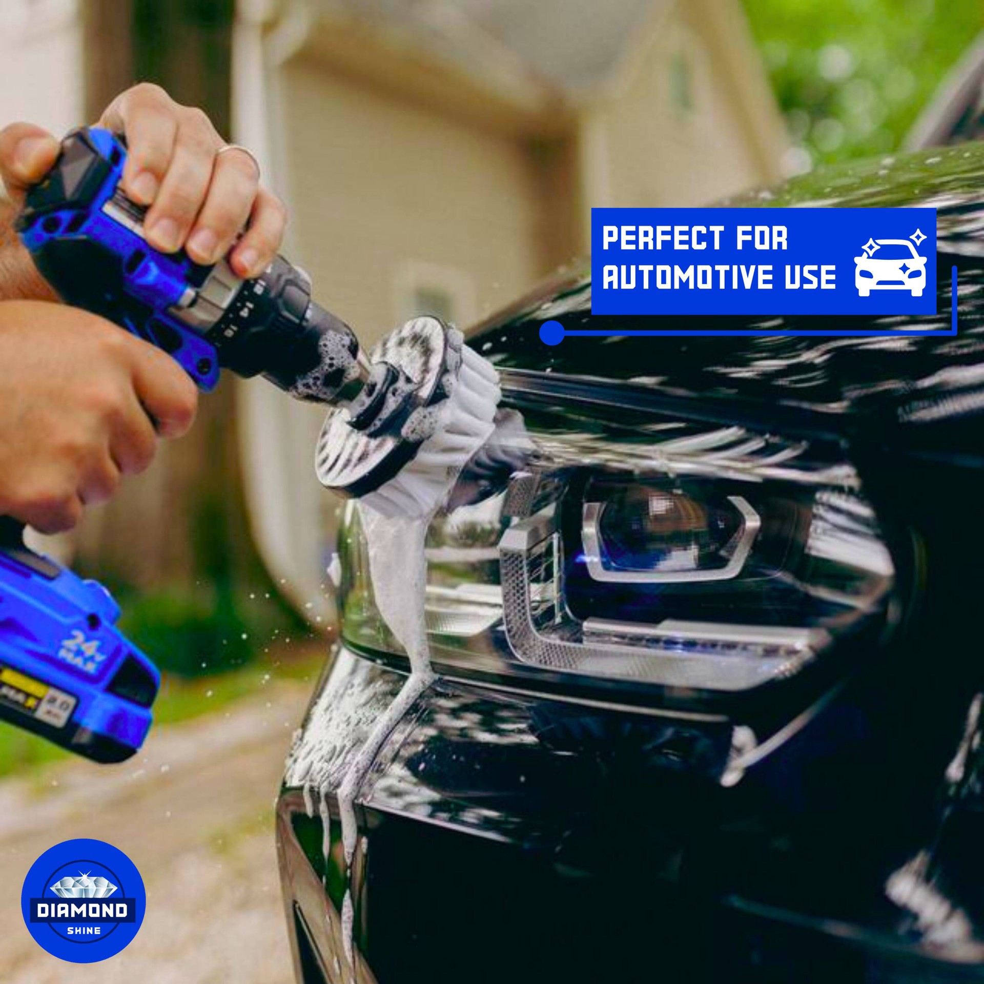 slide 3 of 6, Diamond Shine Soft Drill Brush 3 -Pack Cleaning kit attachment, 1 ct