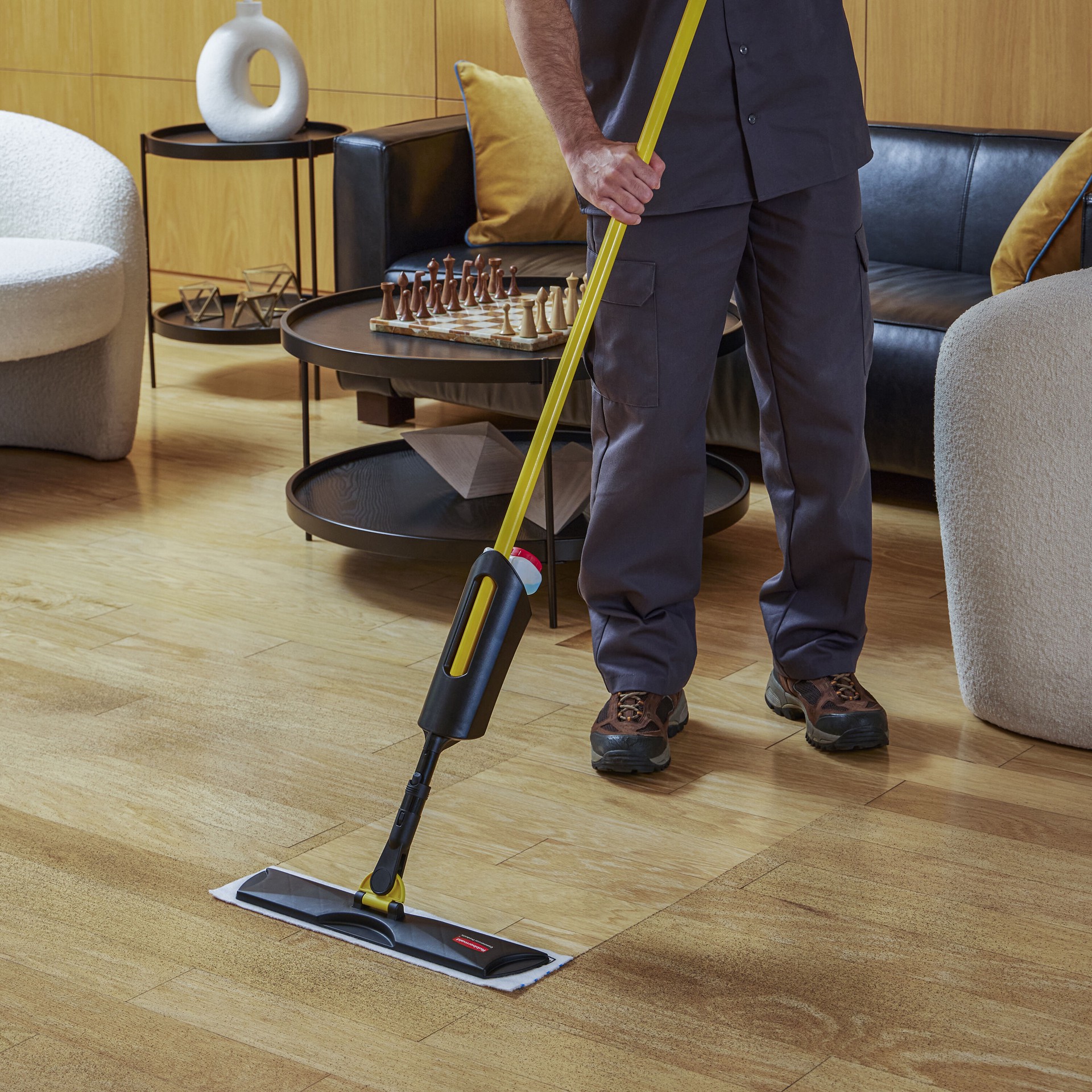 slide 6 of 6, Rubbermaid Commercial Products Microfiber Replacement Pad 8 -Pack, 1 ct