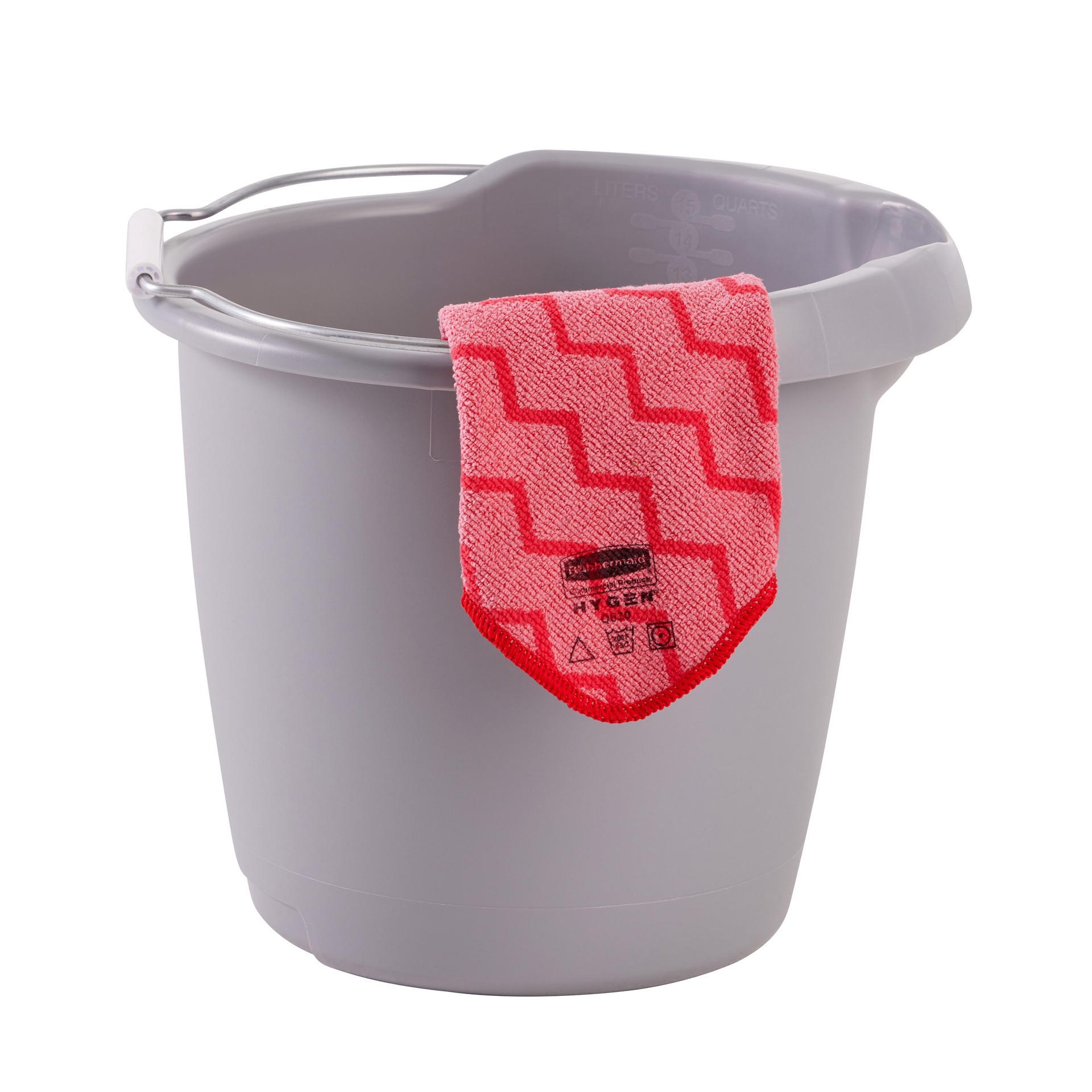 slide 3 of 6, Rubbermaid Commercial Products BRUTE 15-quart Plastic General bucket, 1 ct