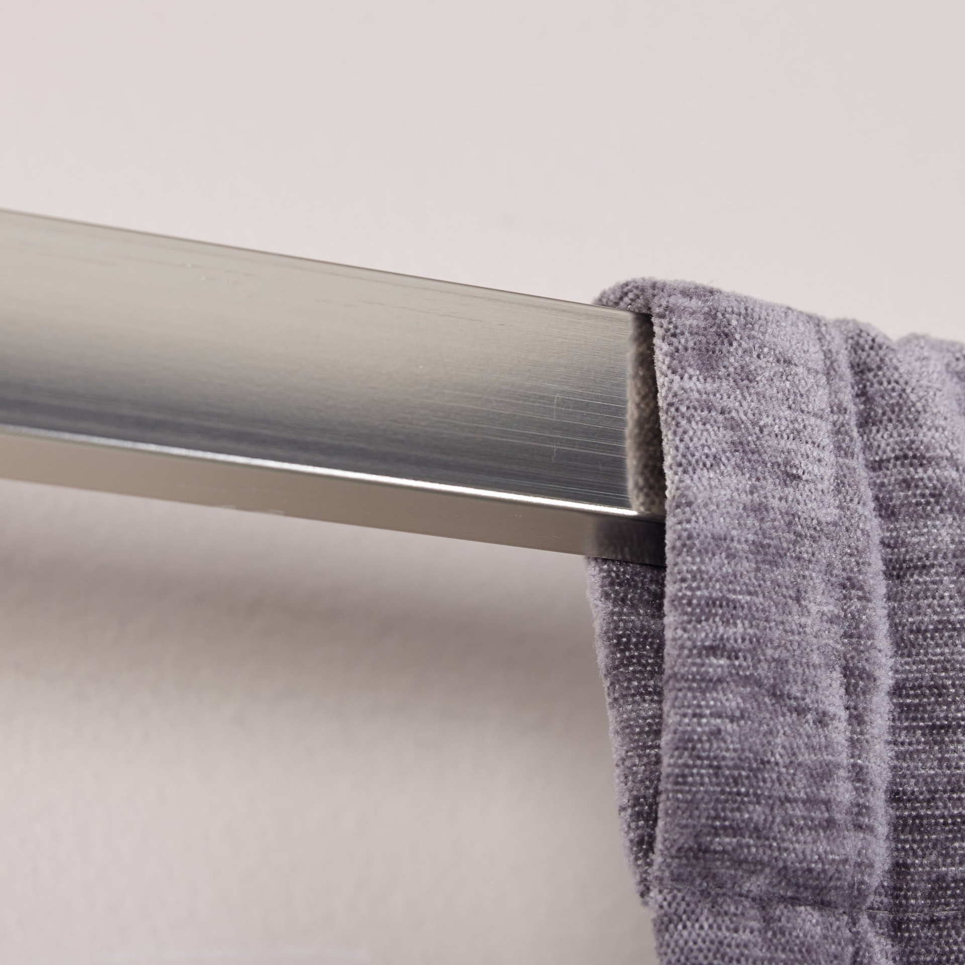 slide 2 of 6, Origin 21 72-in to 144-in Brushed Nickel Iron Corner with Finials, 1 ct