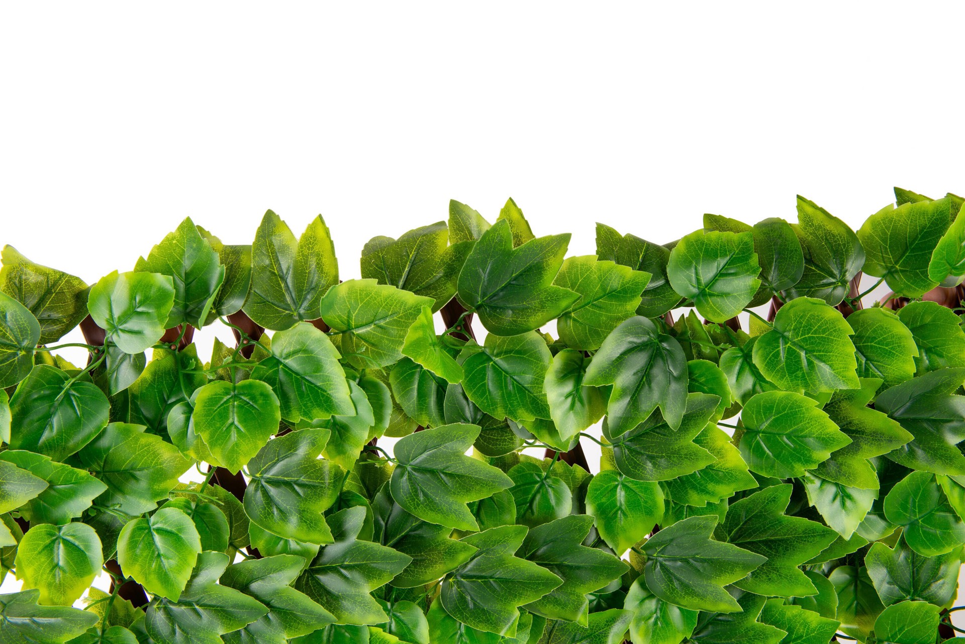 slide 2 of 6, naturae decor Expandable Privacy 72-in W x 36-in H Artificial Wild Mint Leaf Leaf Garden Trellis, 1 ct