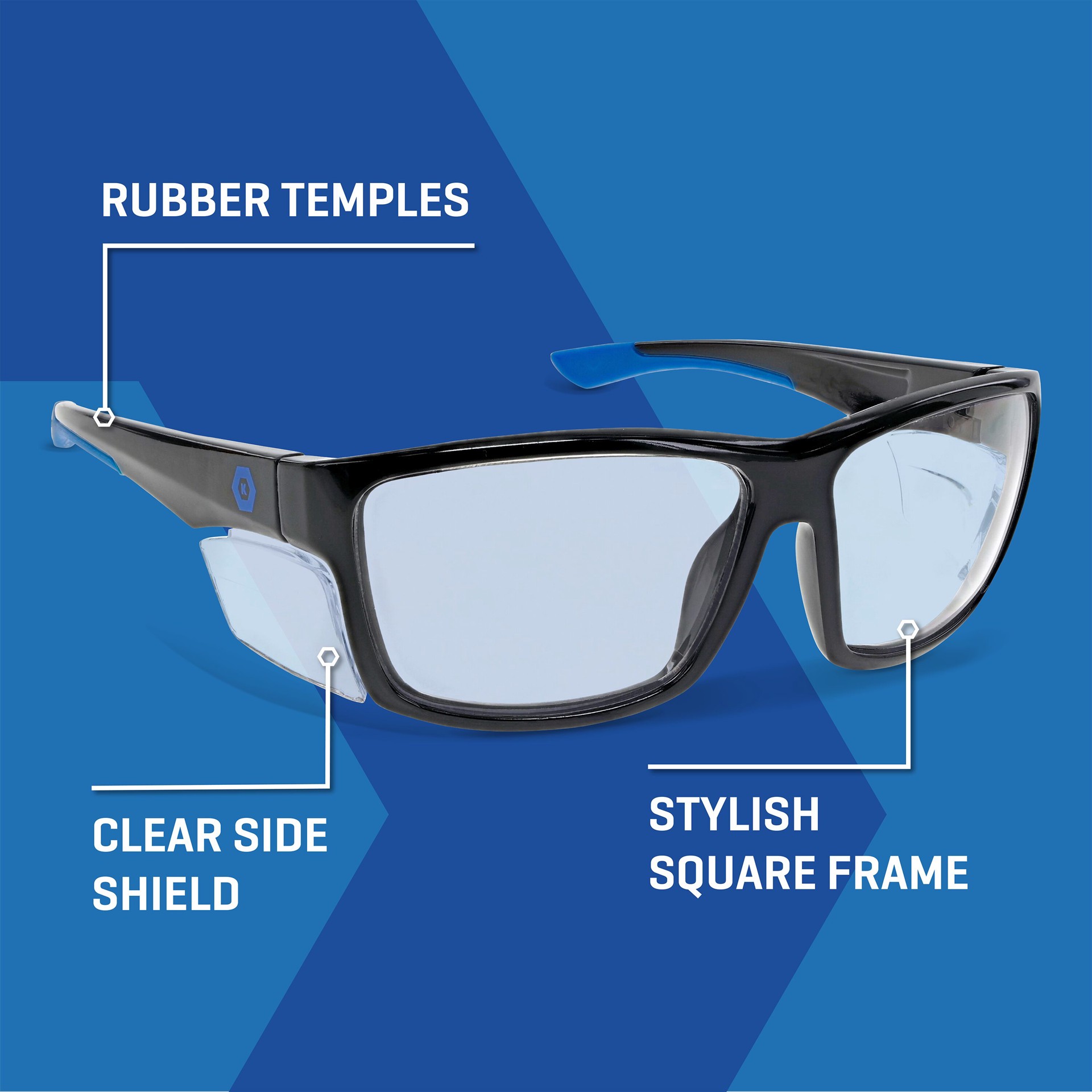 slide 3 of 6, Kobalt Plastic Anti-Fog Safety Glasses, 1 ct