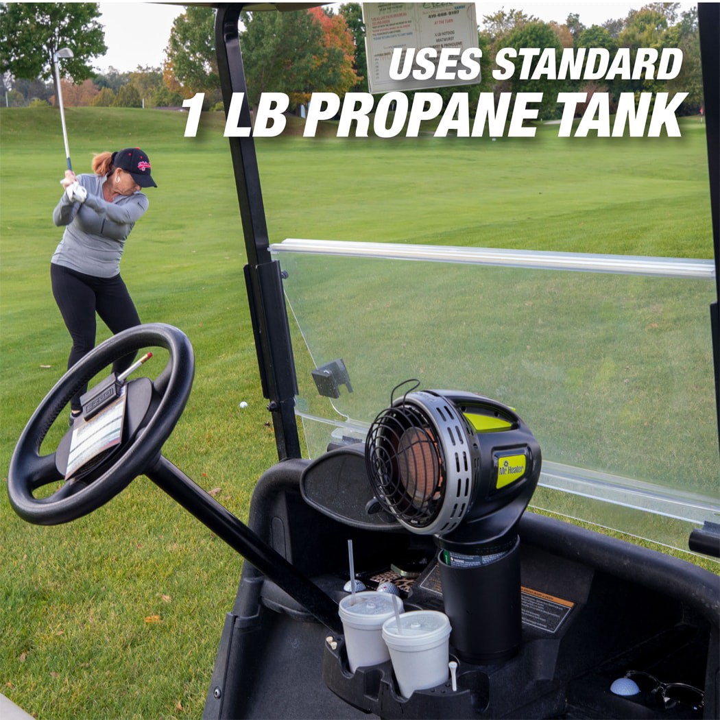 slide 5 of 6, Mr. Heater Golf cart 4000.0 -BTU Outdoor Portable Radiant Propane Heater, 1 ct