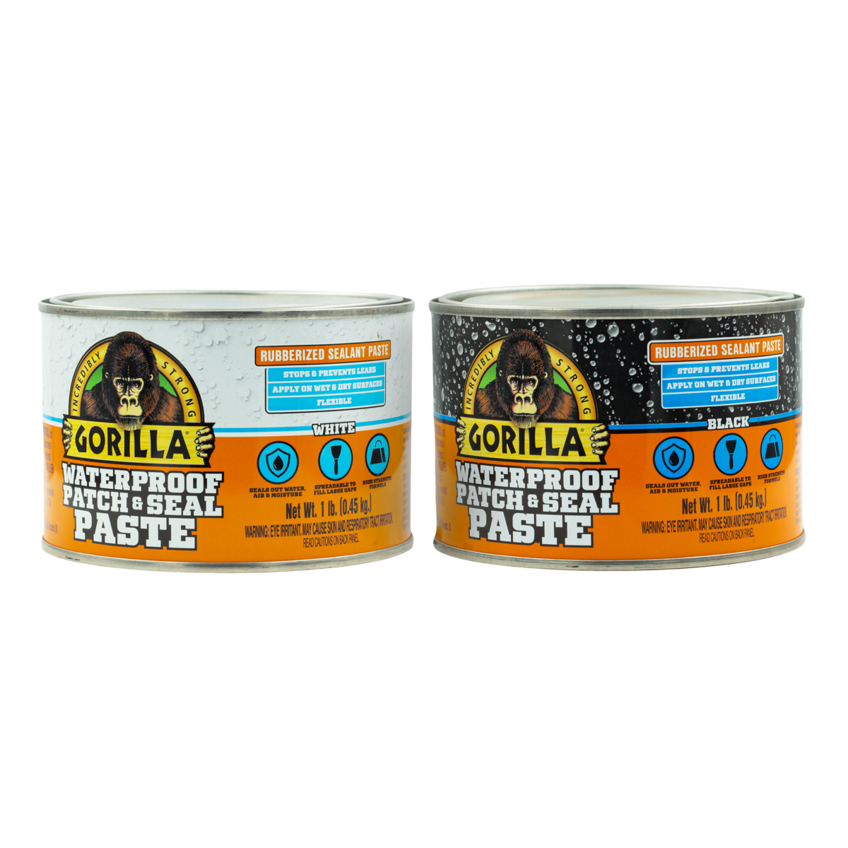 slide 4 of 6, Gorilla 15-fl oz Black Paste Waterproof Rubberized Coating, 1 ct