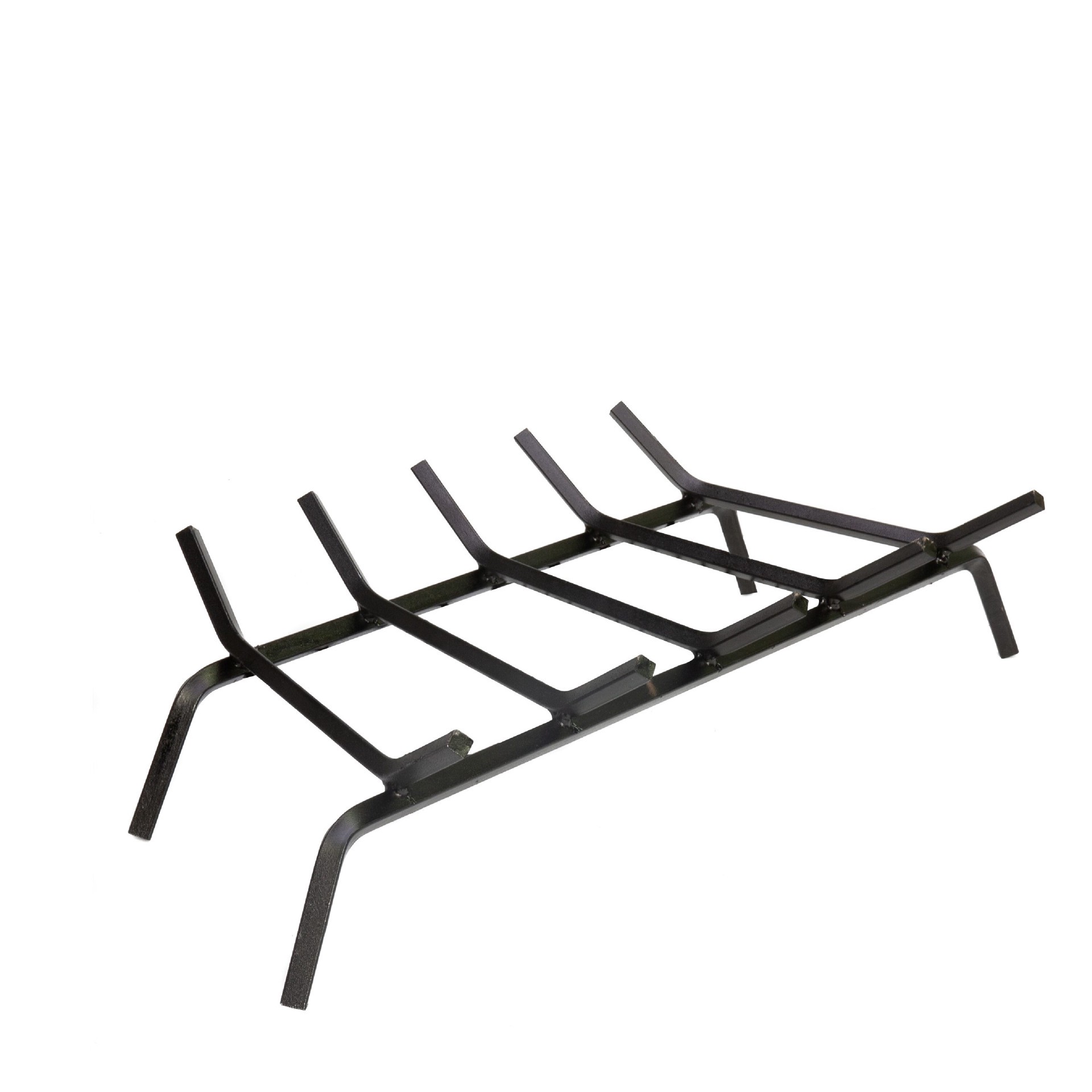 slide 1 of 3, Style Selections 1/2-in Steel 13.78-in 5 -Bar Fireplace Grate, 1 ct