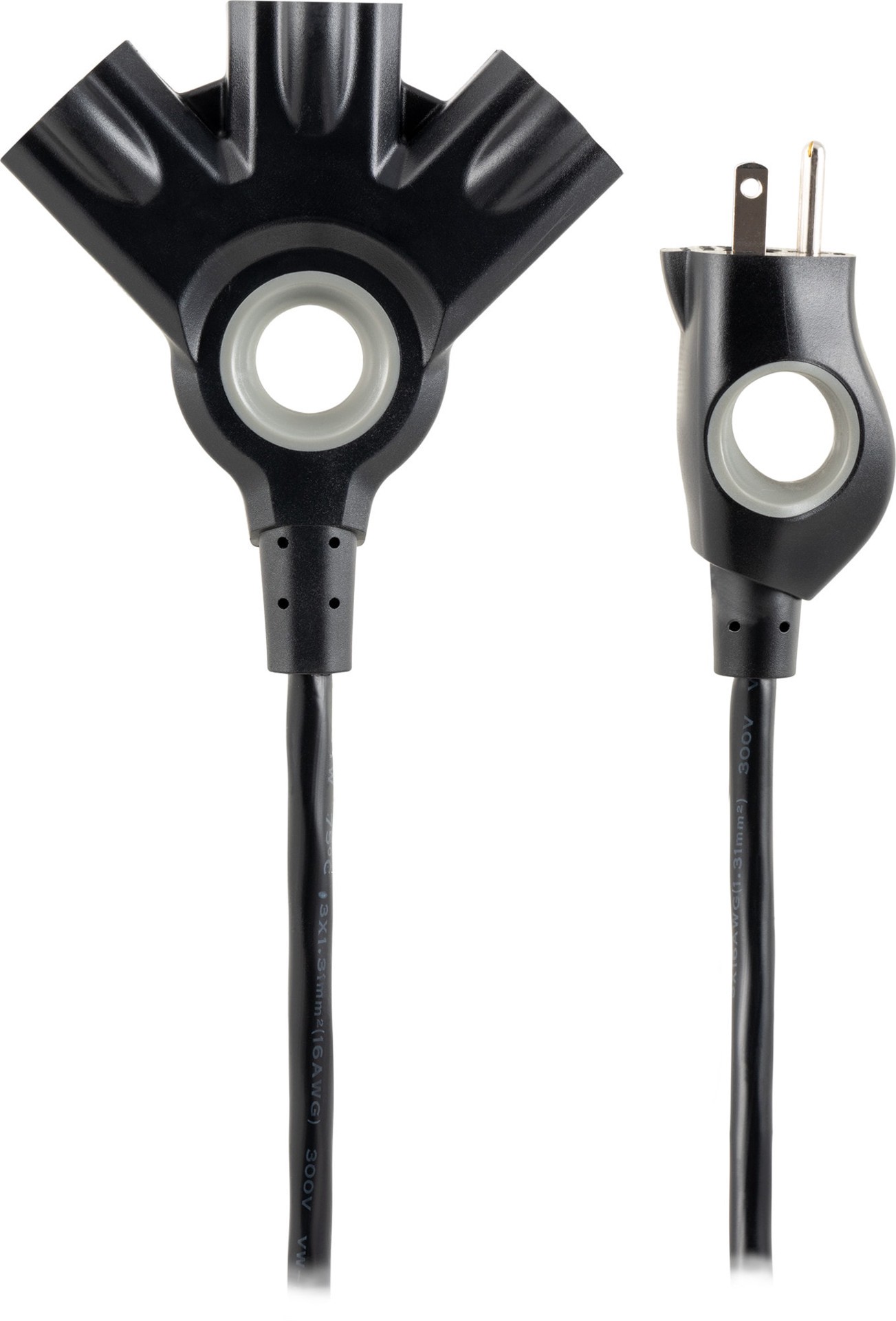 slide 2 of 6, Utilitech 20-ft 3 Medium Duty 3 Prong Black Indoor/Outdoor Extension Power Cord, 1 ct