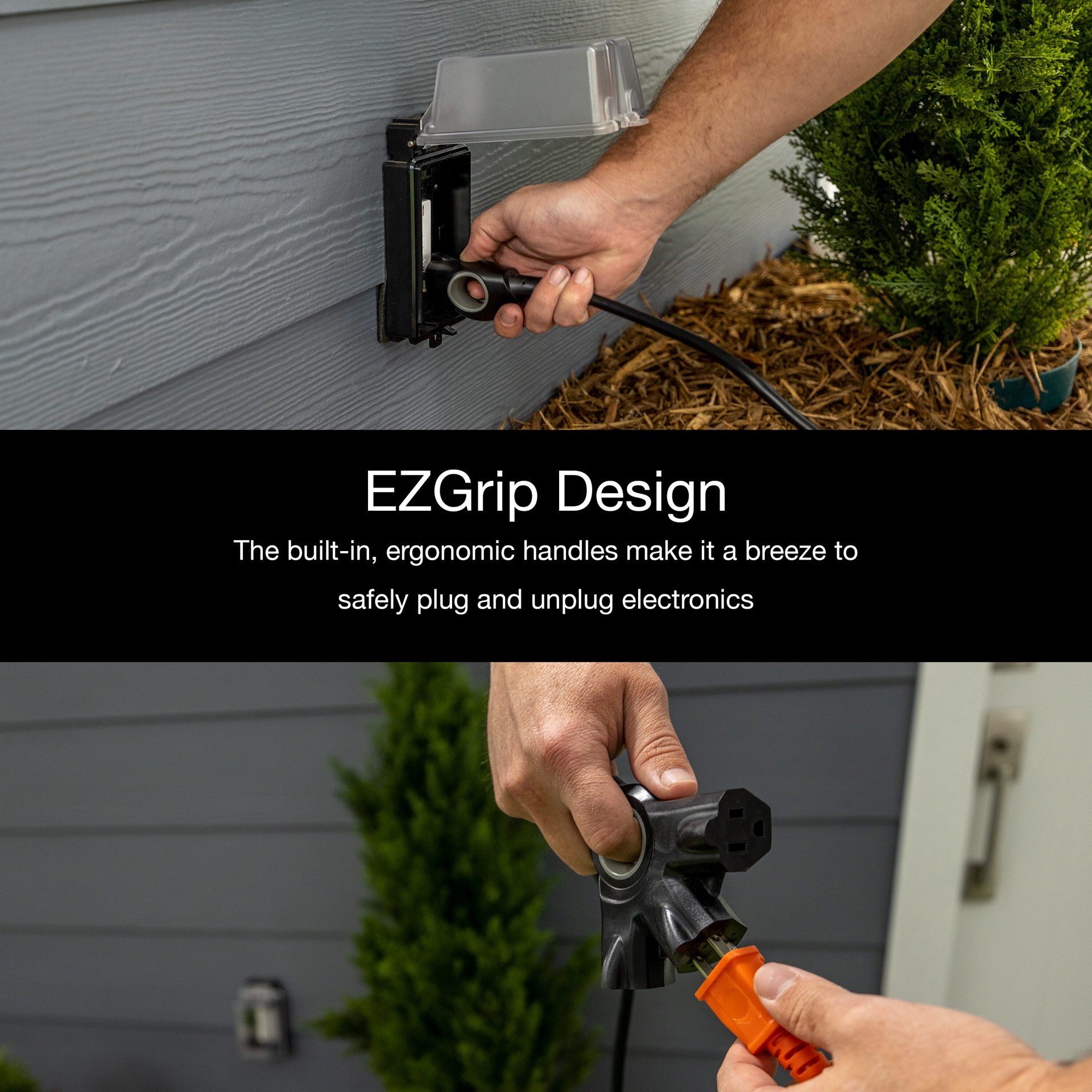 slide 3 of 6, Utilitech 20-ft 3 Medium Duty 3 Prong Black Indoor/Outdoor Extension Power Cord, 1 ct