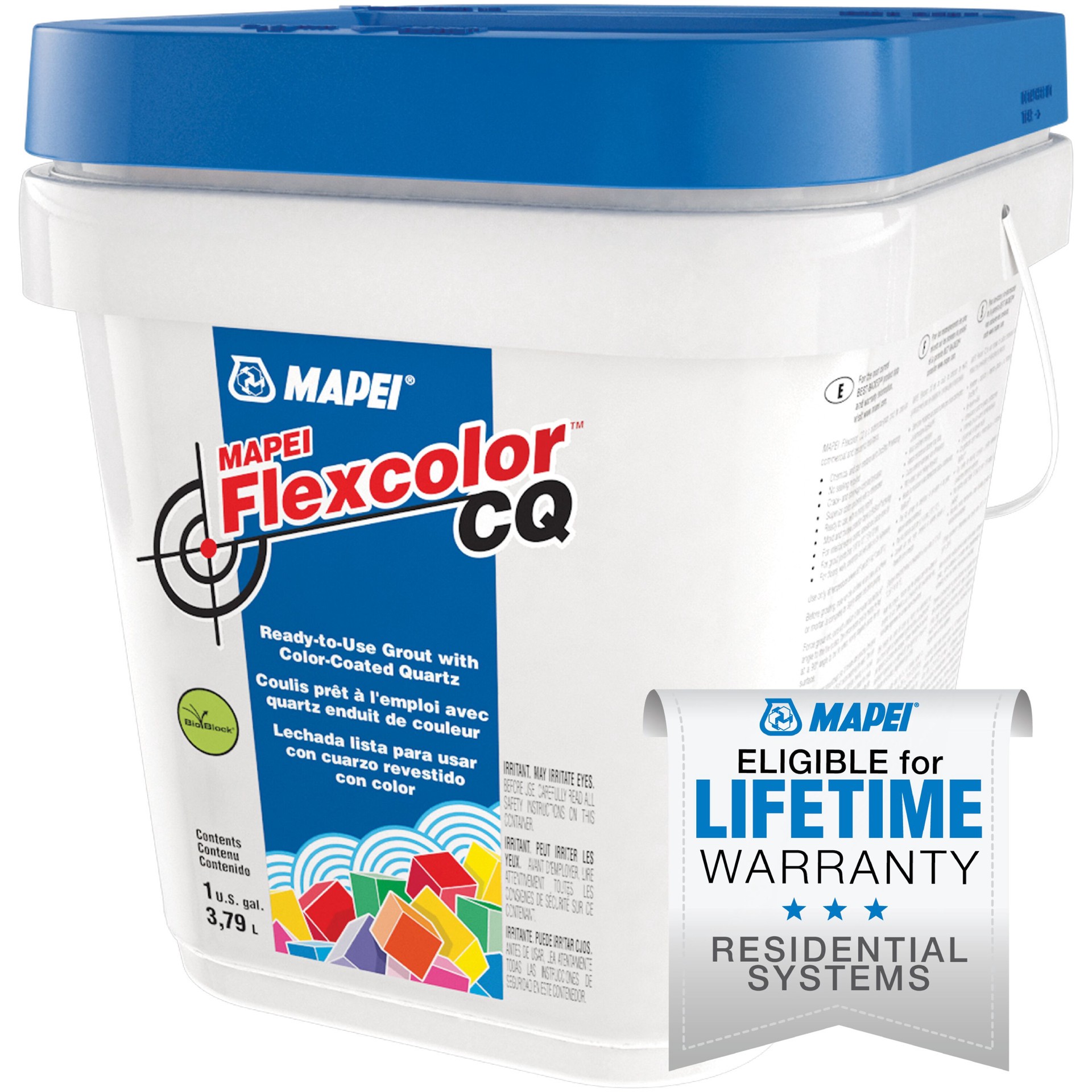 slide 3 of 6, MAPEI Flexcolor CQ Cavern Moss #5228 Sanded Acrylic Premix Grout (1-Gallon), 1 ct