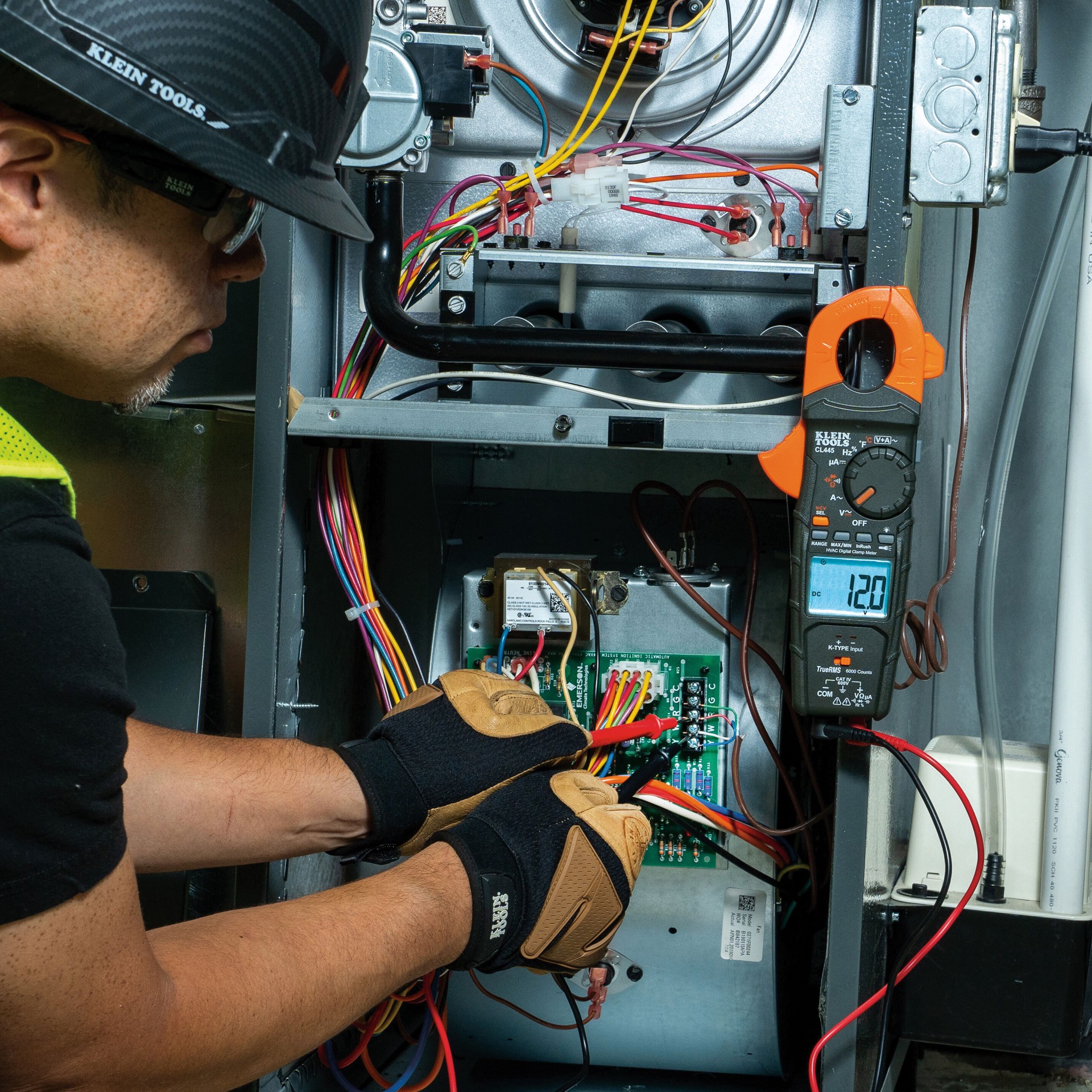 slide 5 of 6, Klein Tools HVAC Clamp Meter, 1 ct