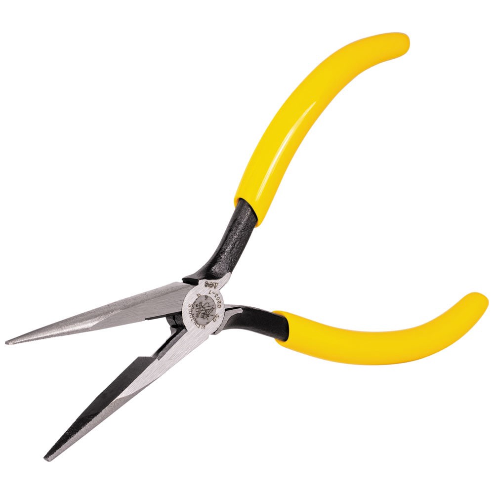 slide 5 of 6, Klein Tools Pliers, Needle Nose Side-Cutters, 7-Inch, 1 ct
