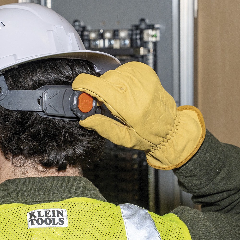 slide 6 of 6, Klein Tools Cowhide Leather Gloves, X-Large, 1 ct