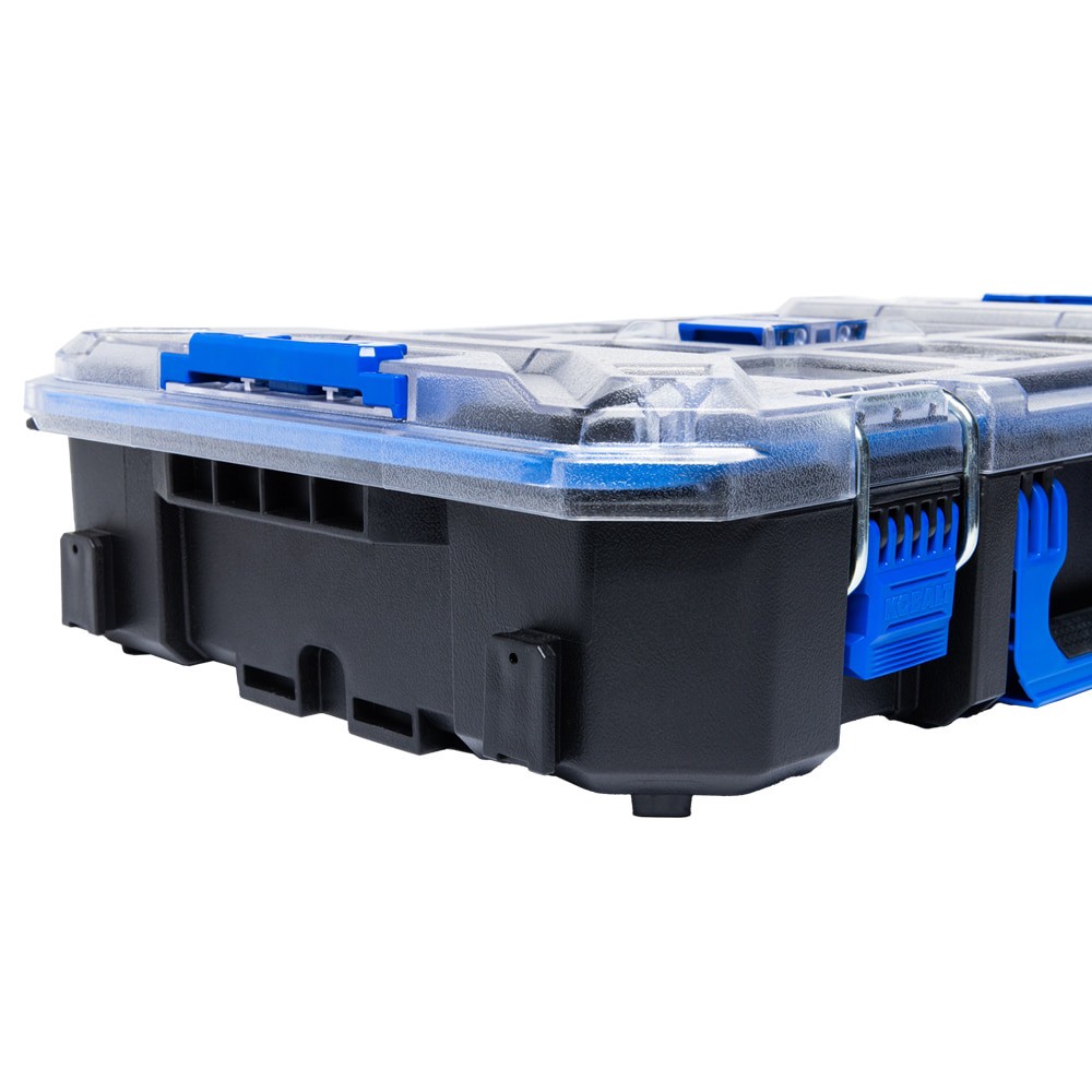 slide 6 of 6, Kobalt CASESTACK 14-in W x 21-in H x 5.1-in D Black Plastic Tool Box, 1 ct