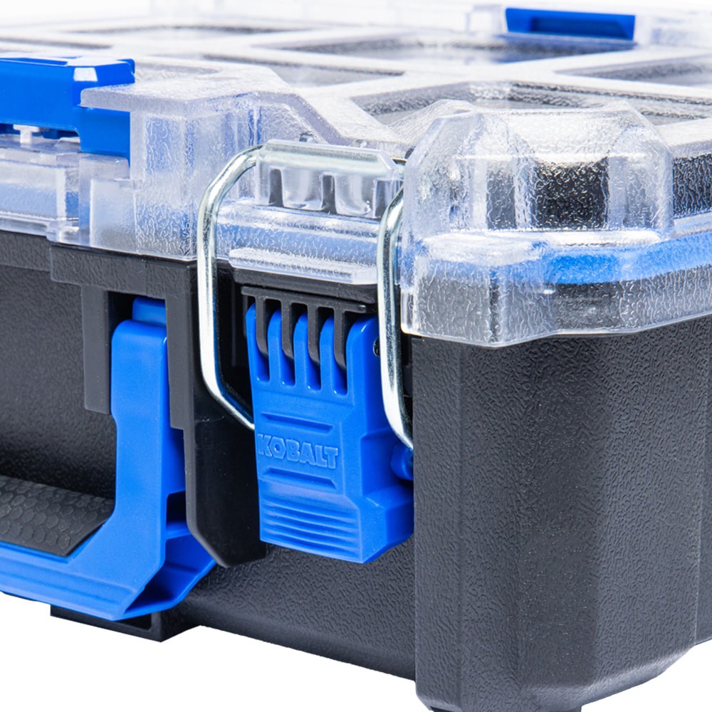 slide 3 of 6, Kobalt CASESTACK 10.14-in W x 13.4-in H x 5-in D Black Plastic Tool Box, 1 ct