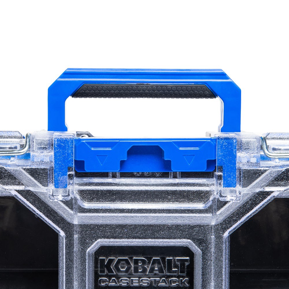 slide 4 of 6, Kobalt CASESTACK 10.14-in W x 13.4-in H x 5-in D Black Plastic Tool Box, 1 ct
