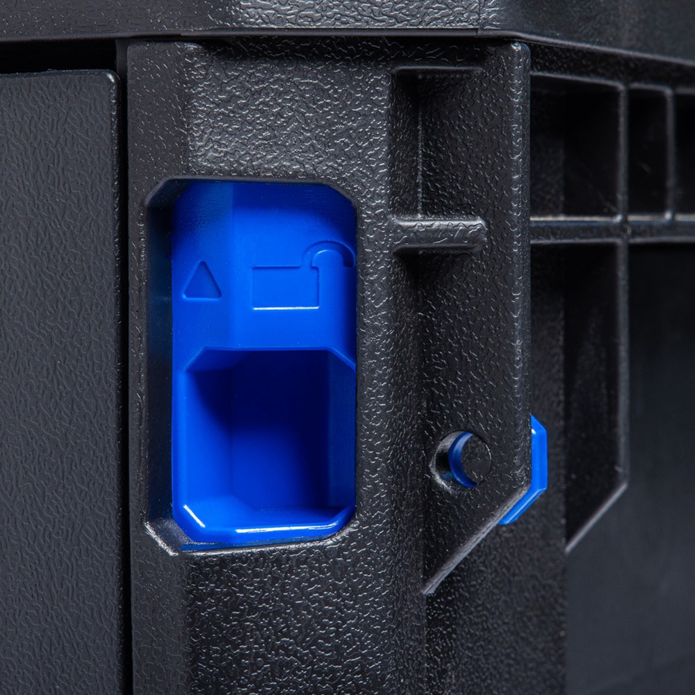 slide 6 of 6, Kobalt CASESTACK 14.16-in W x 21-in H x 13.5-in D 2 -Drawer Black Plastic Tool Box, 1 ct