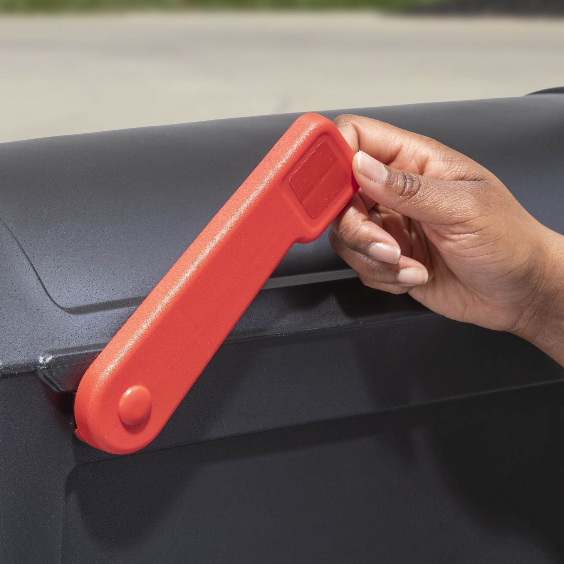 slide 3 of 6, Step2 Lakewood Mailbox Post Kit Plastic Extra Large Mailbox Black with Post, 1 ct