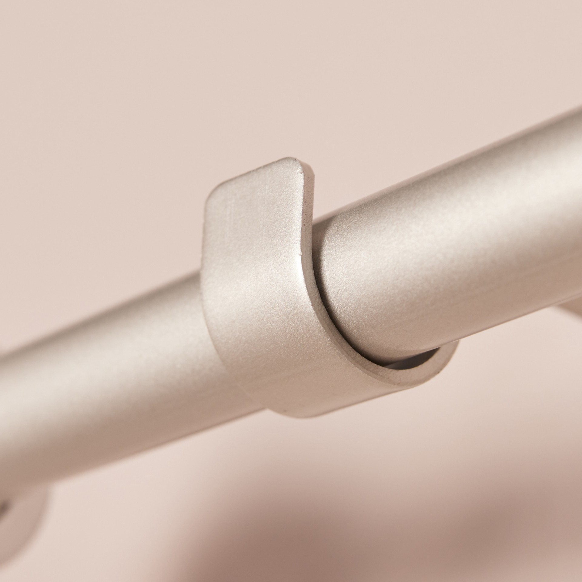 slide 2 of 6, allen + roth Brushed Nickel Steel Single curtain rod bracket, 1 ct