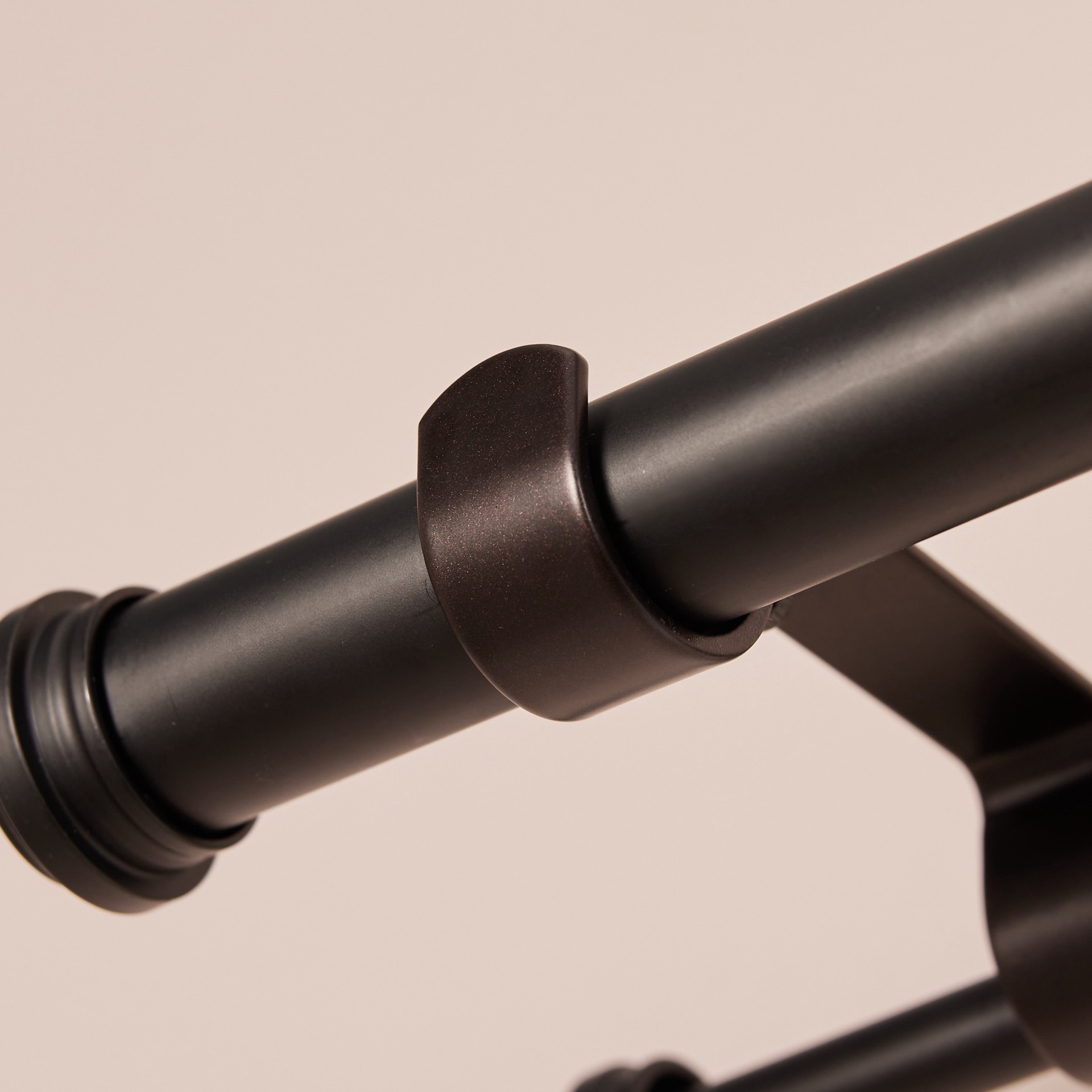 slide 2 of 6, allen + roth Oil-Rubbed Bronze Steel Double curtain rod bracket, 1 ct