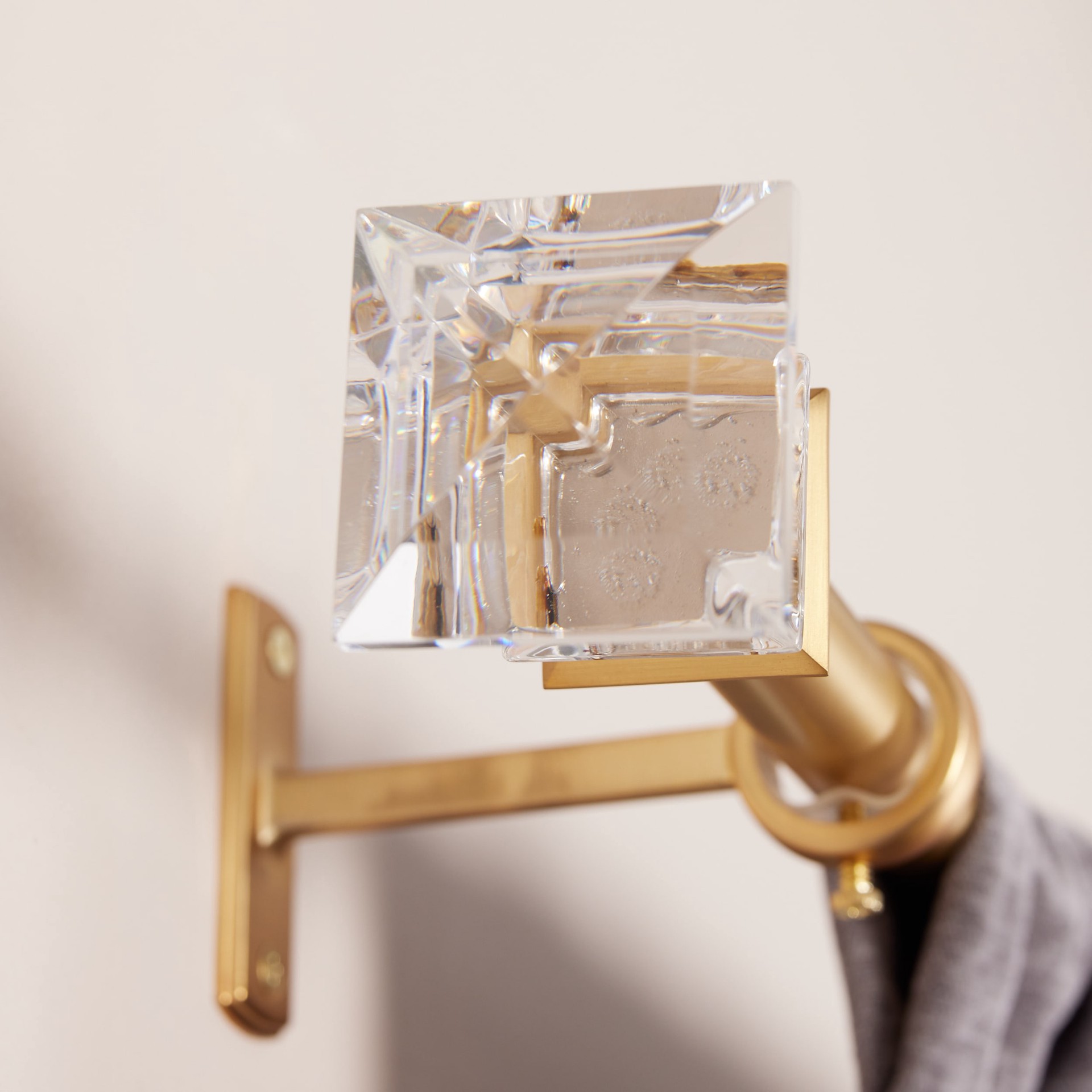 slide 2 of 6, allen + roth Bexley 36-in to 72-in Brushed Gold Steel Single Curtain Rod with Finials, 1 ct