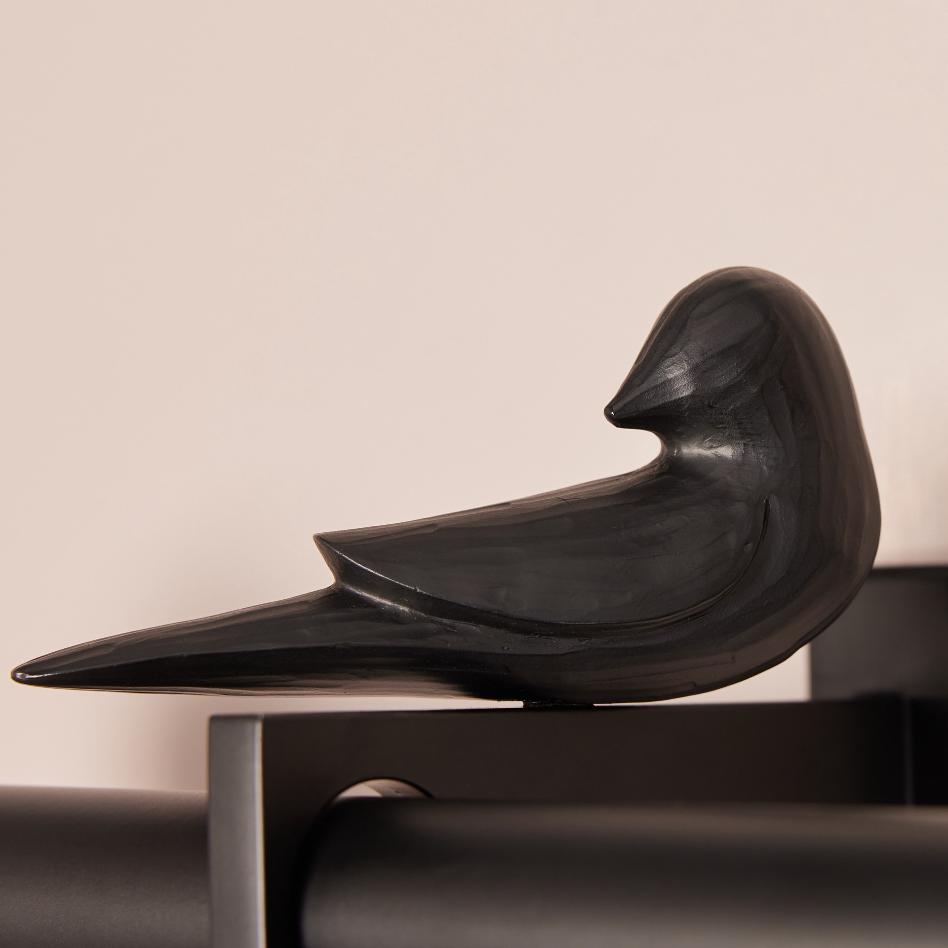 slide 6 of 6, allen + roth 2 -Pack Matte Black Steel Single curtain rod bracket, 1 ct