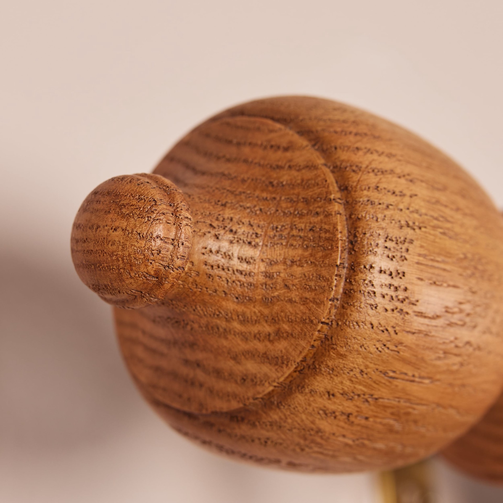 slide 4 of 6, allen + roth 2 -Pack Rye Brown Resin Curtain Rod Finials, 1 ct