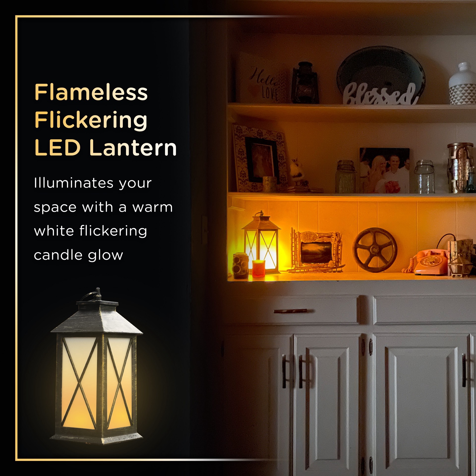 slide 3 of 6, Enbrighten Bronze LED Night Light, 1 ct