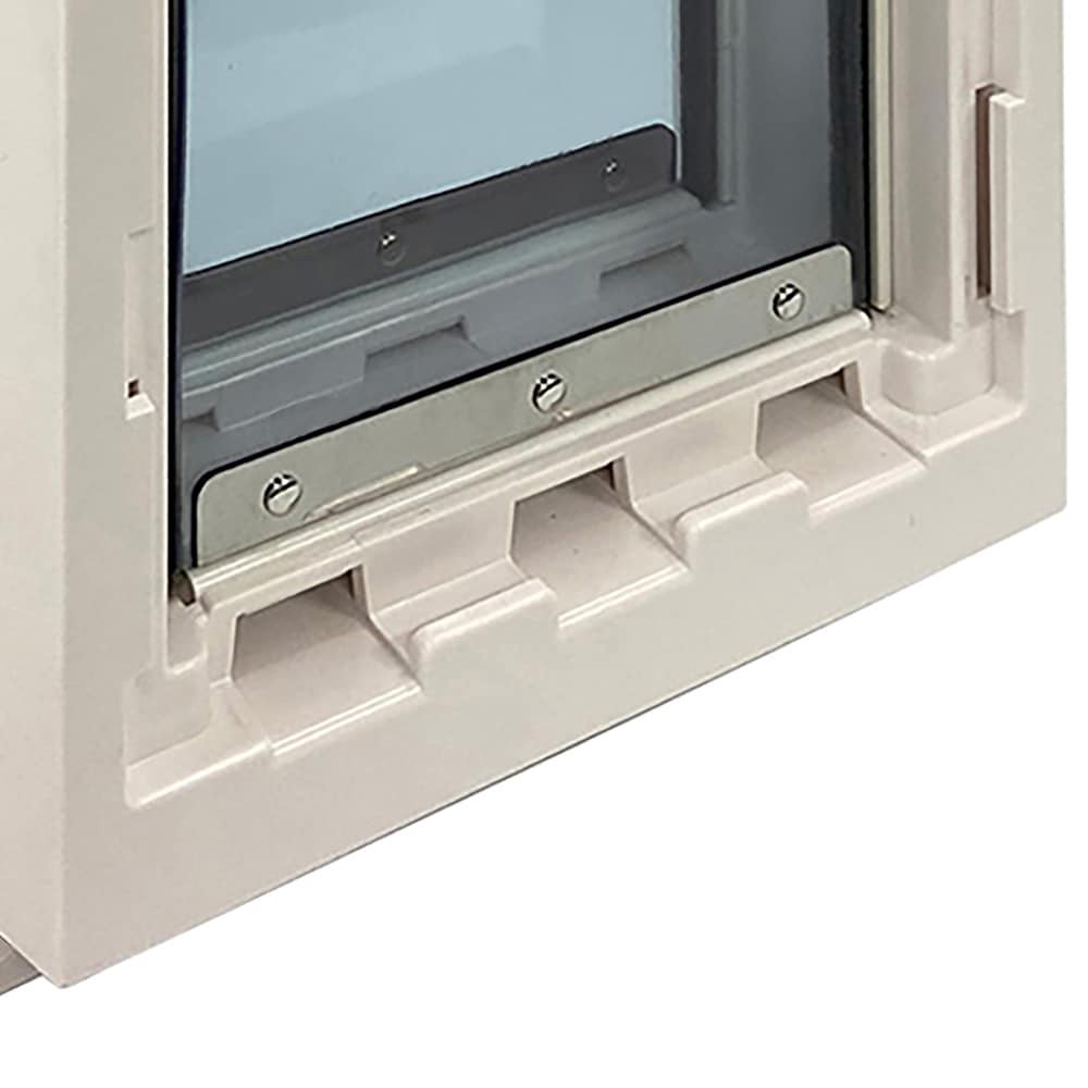 slide 3 of 6, Ideal Pet Products cream Plastic Large Dog Door for Entry door/Wall, 1 ct